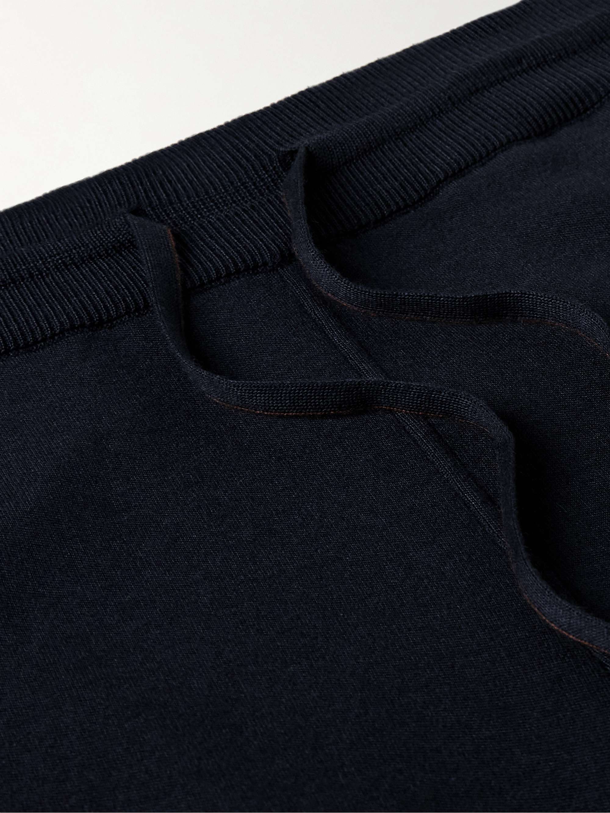 Balfour Cashmere, Virgin Wool and Silk-Blend Sweatpants view