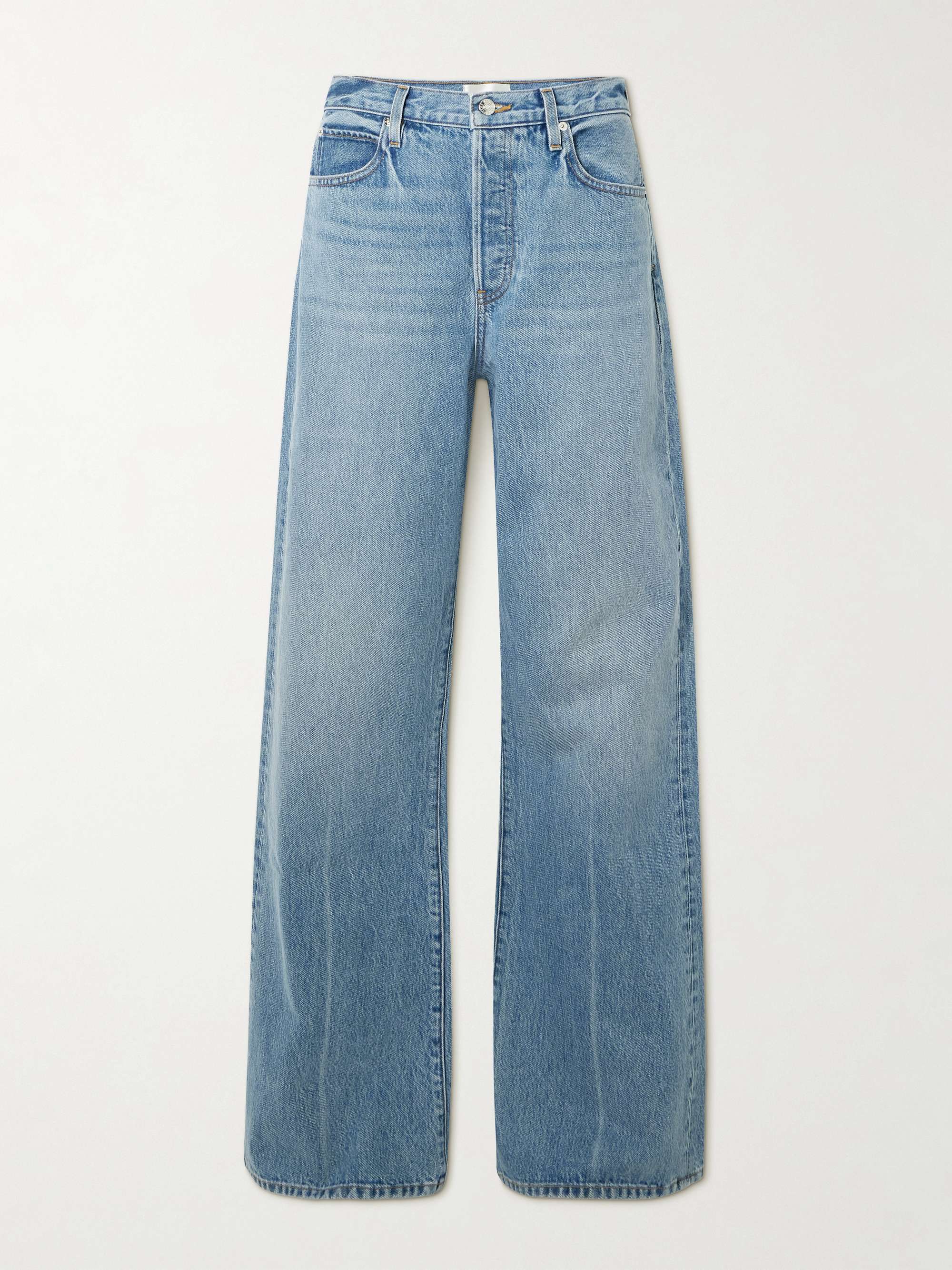 The Loose low-rise wide-leg jeans view