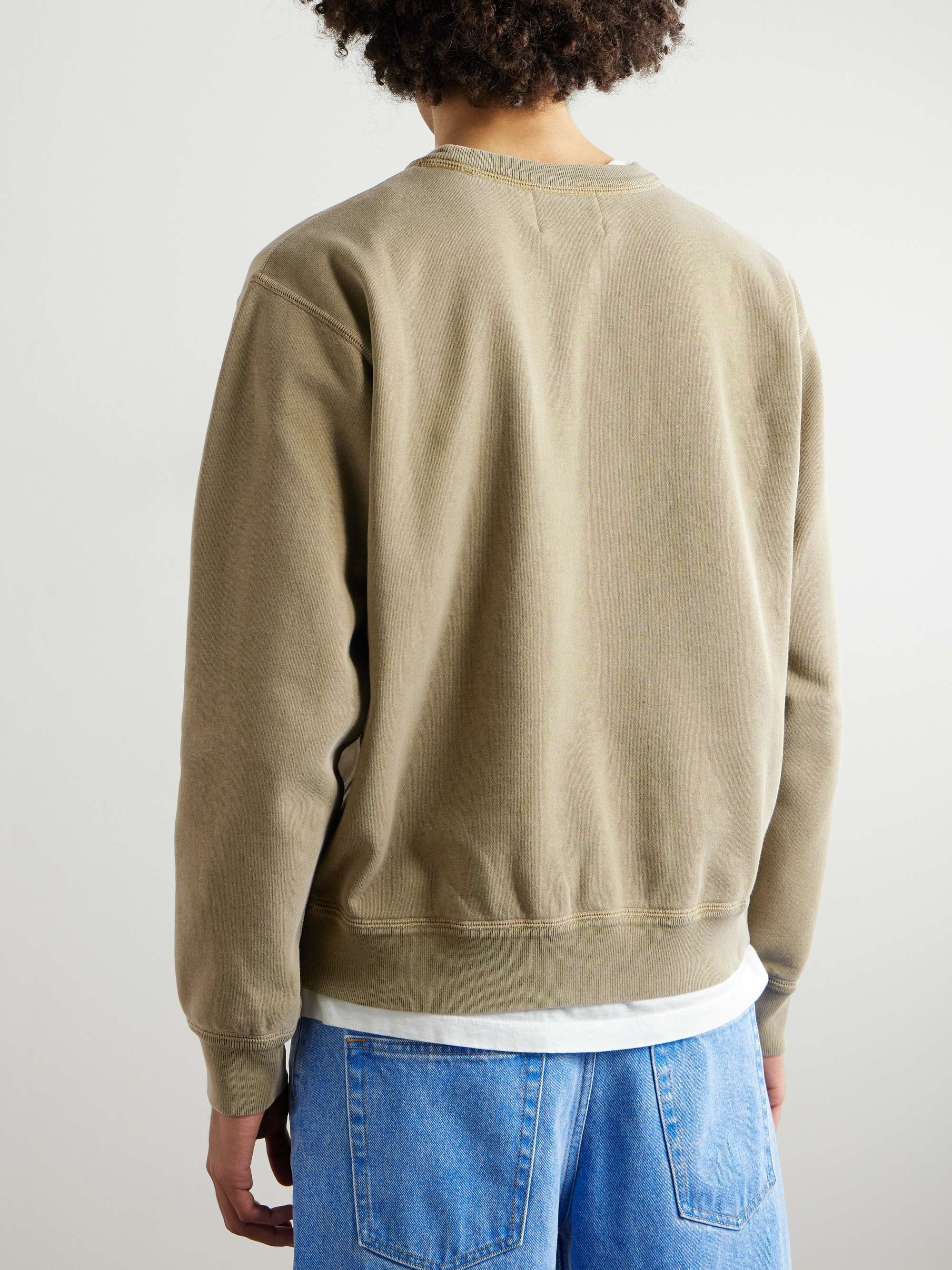 Mikoy Logo-Print Cotton-Blend Jersey Sweatshirt view
