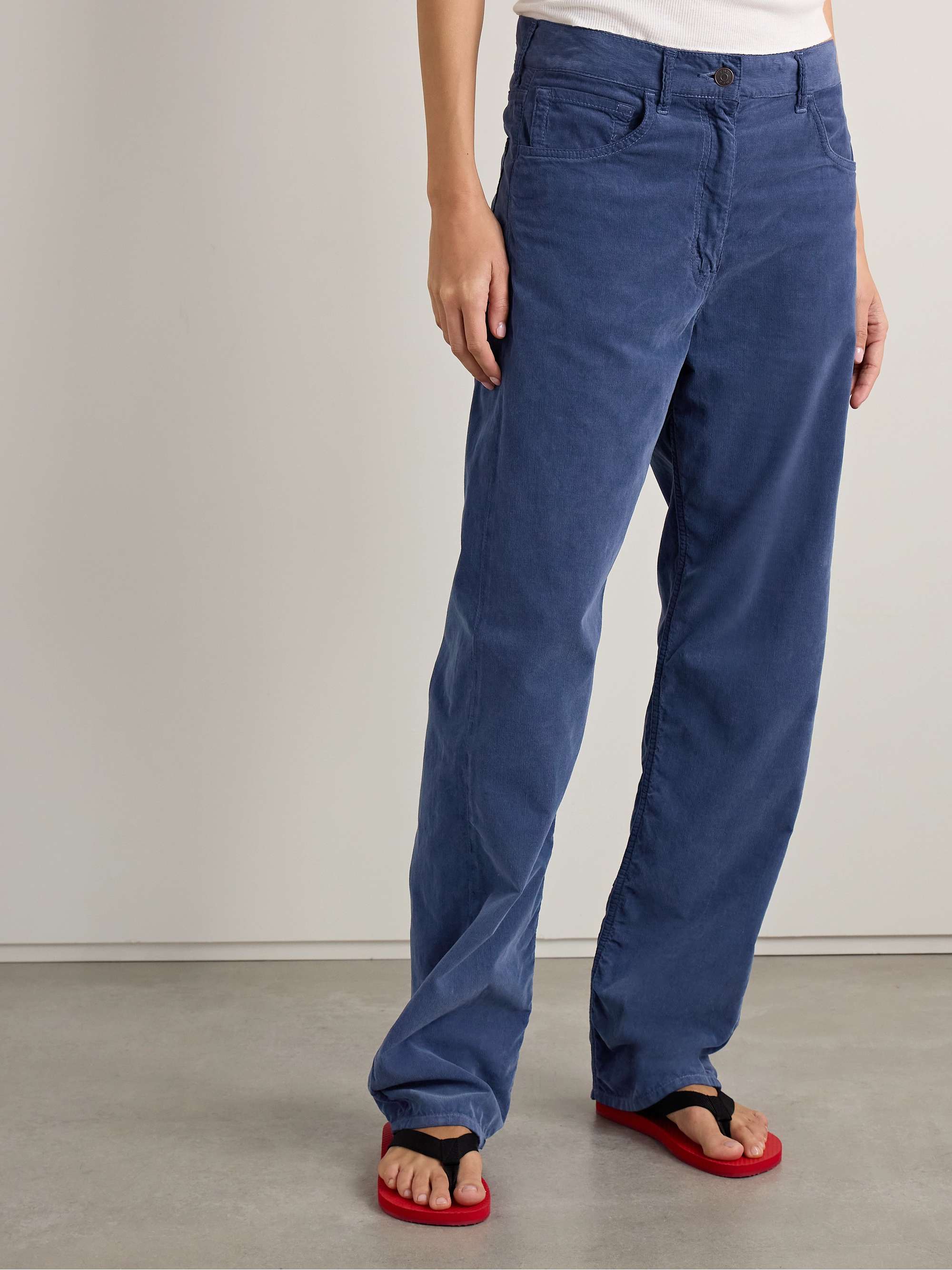 Tarley cotton-corduroy wide-leg pants view