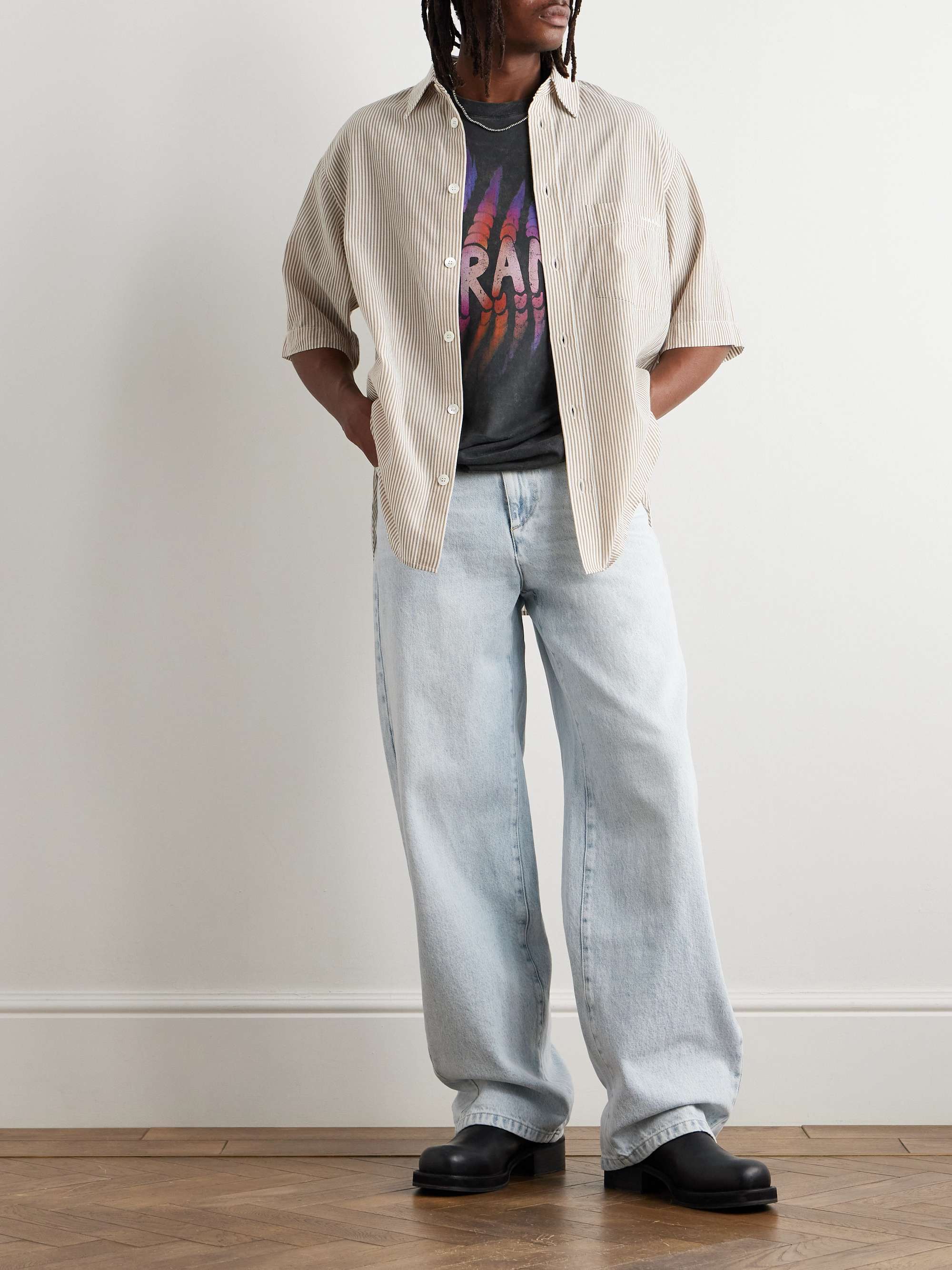 Hugo Logo-Print Cotton-Jersey T-Shirt view