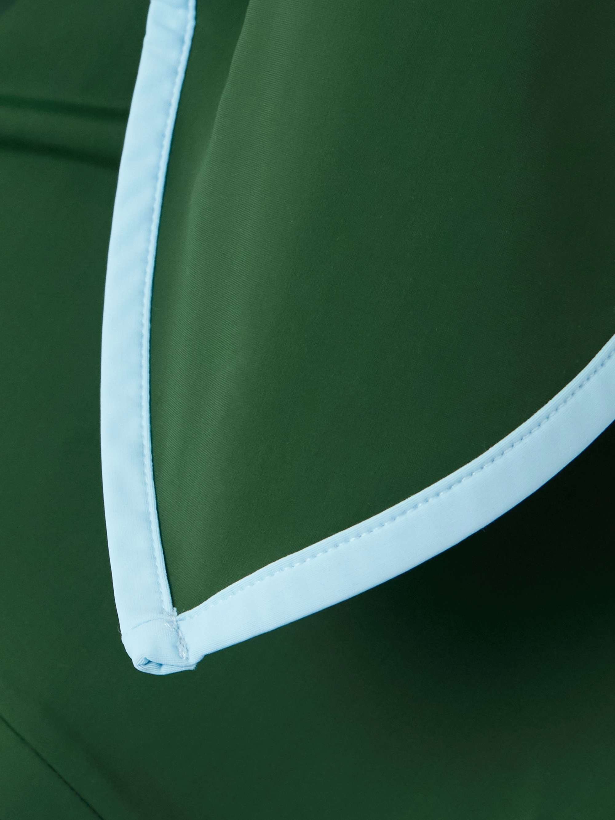 Gathered two-tone stretch-jersey halterneck midi dress view