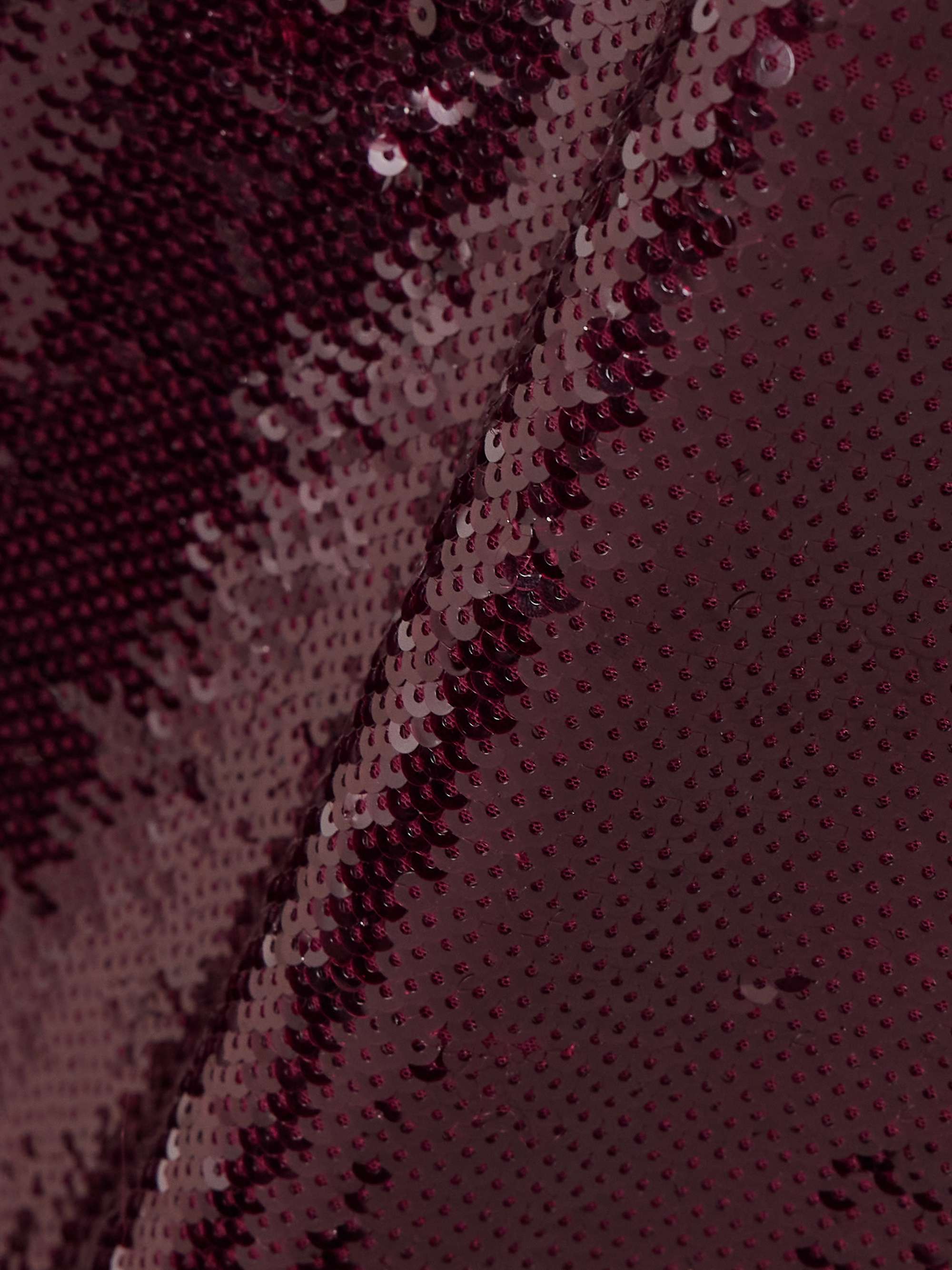 Diffusion sequined stretch-mesh maxi skirt view