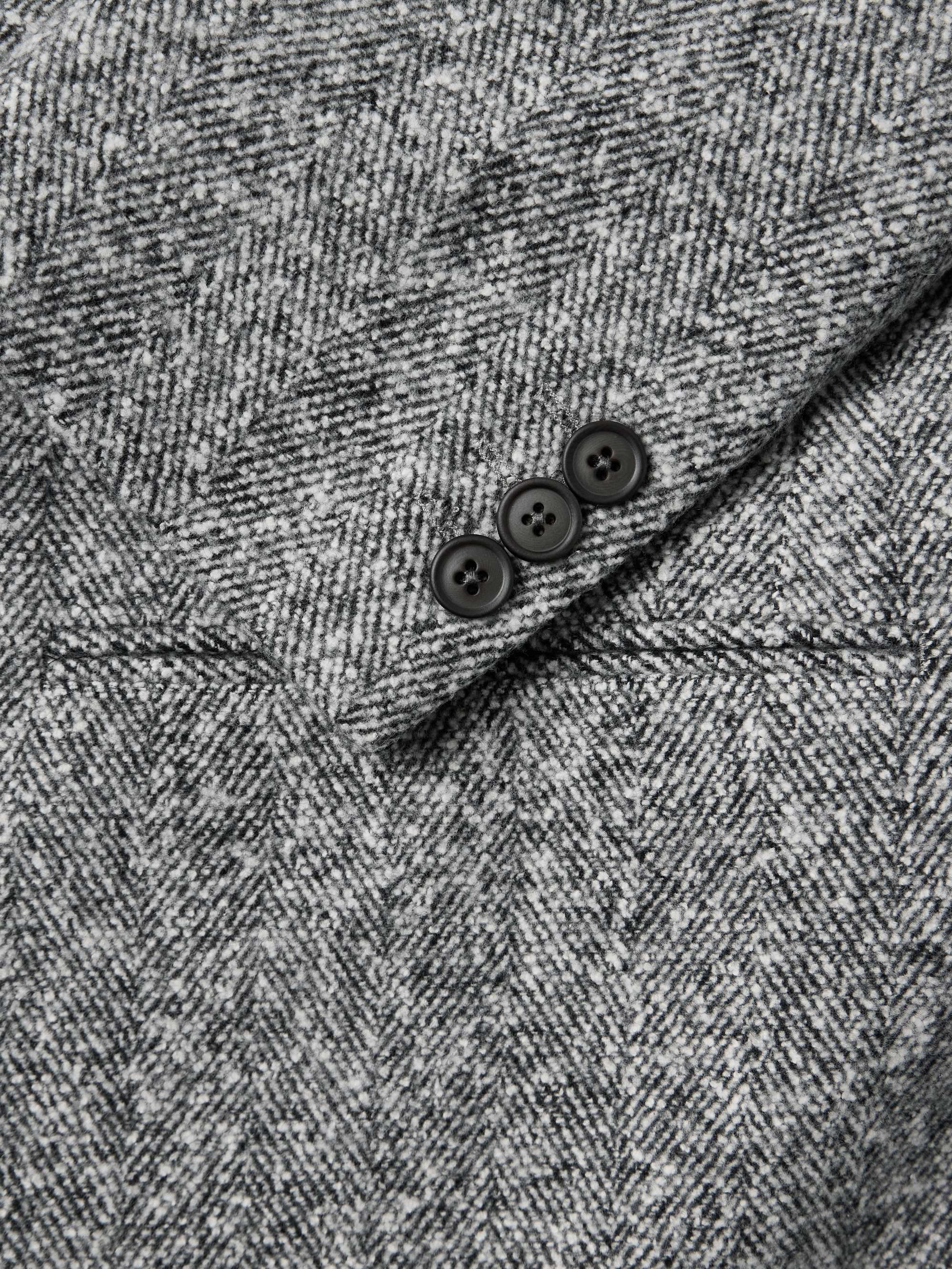 Timo 1087 Herringbone Recycled-Bouclé Blazer view