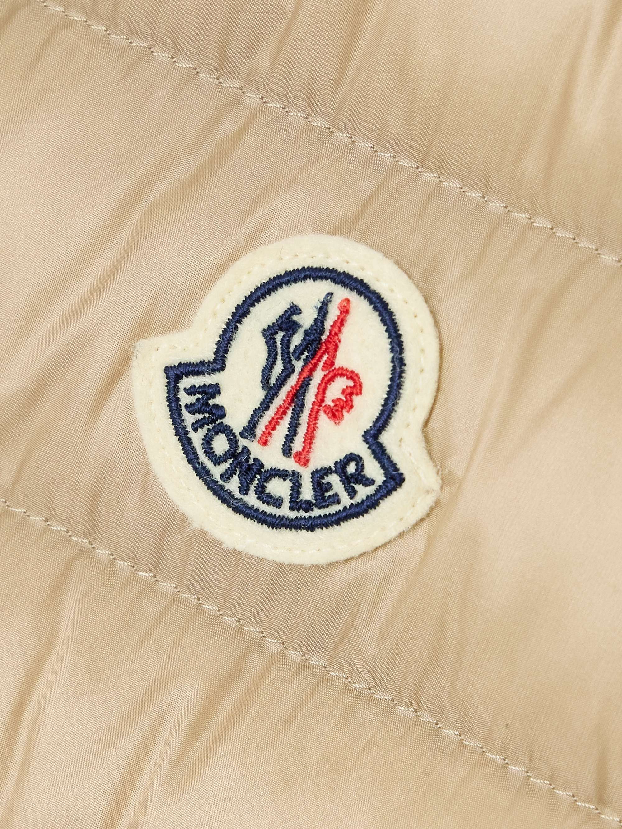 Liane quilted appliquéd shell down vest view