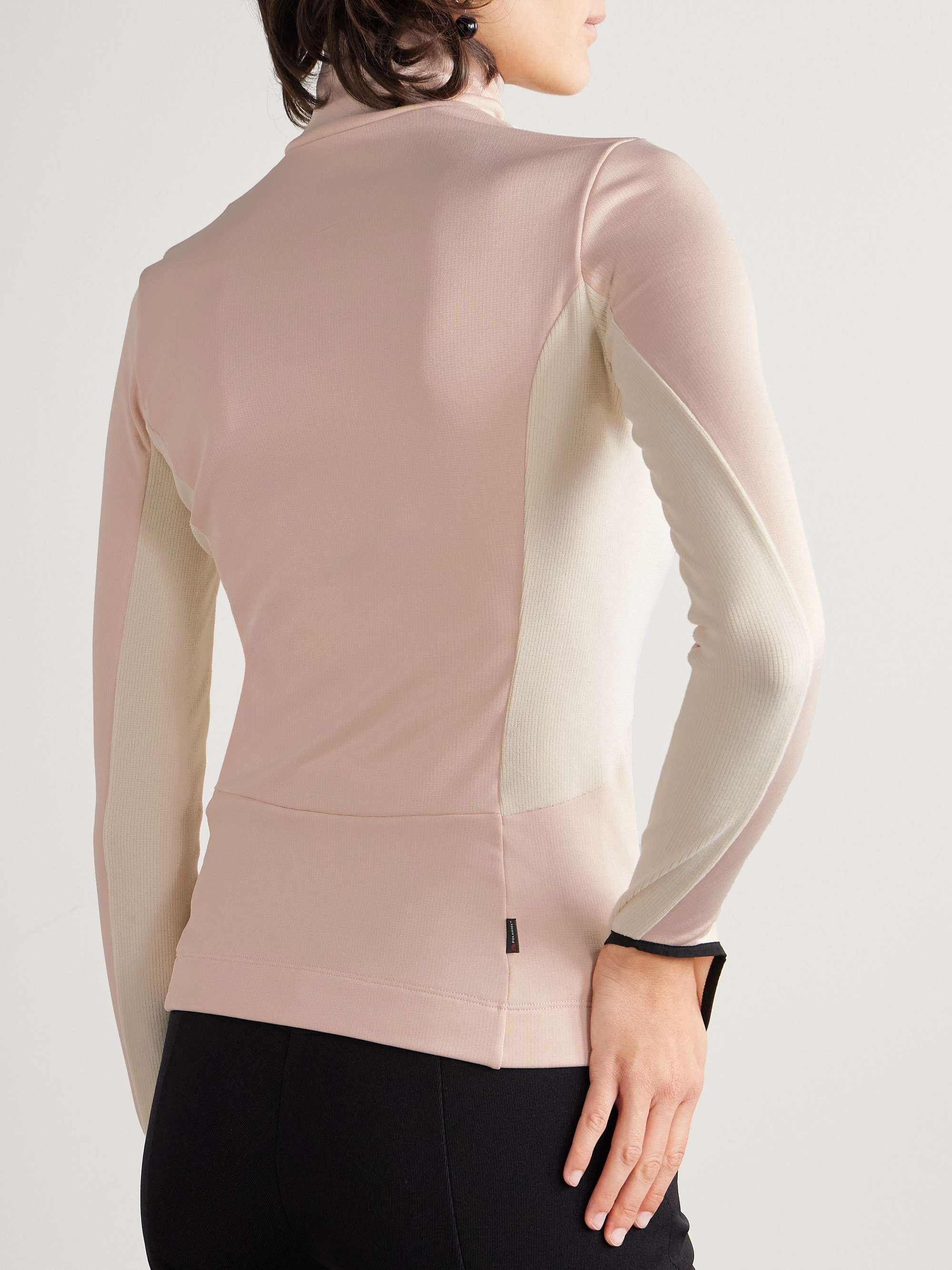 Color-block stretch-jersey base layer view