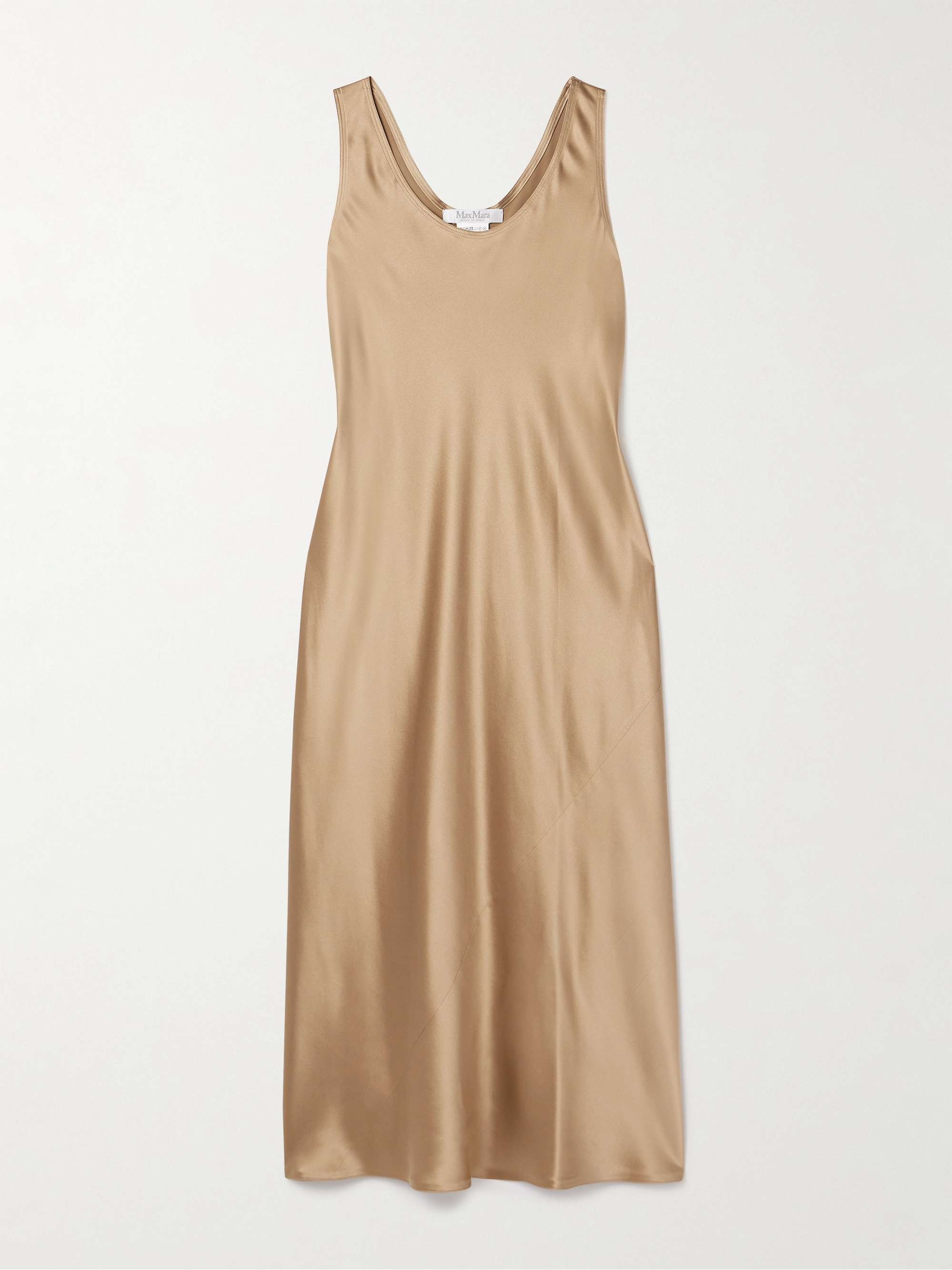 Banjo silk-satin midi dress view