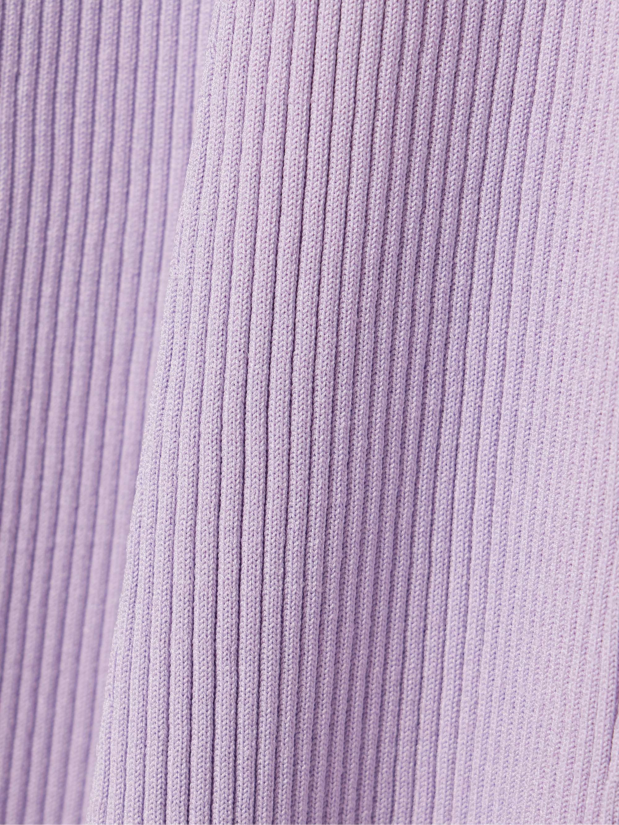 Madeline belted ribbed-knit midi dress view