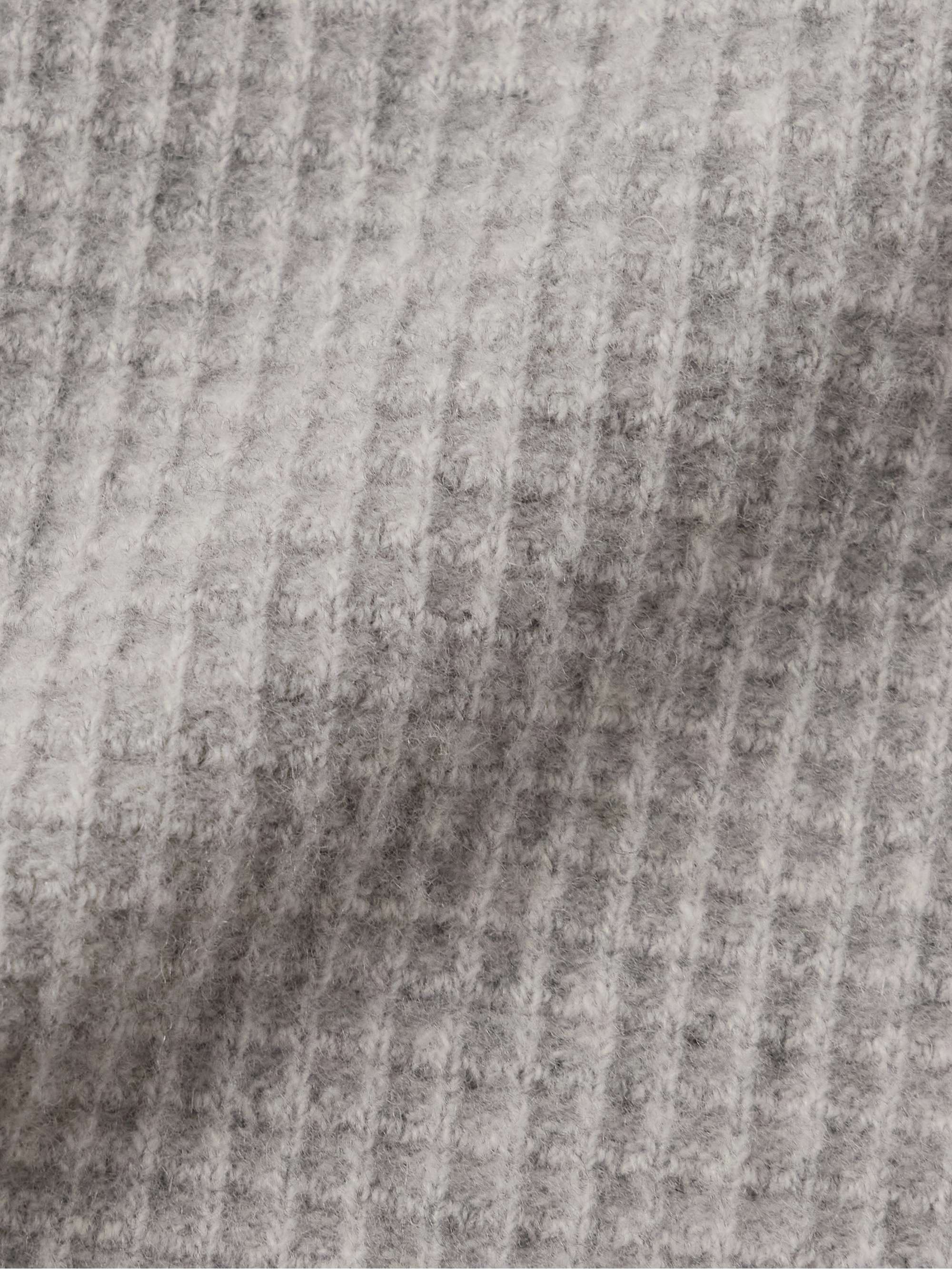Barkley Waffle-Knit Wool and Cashmere-Blend Overshirt view