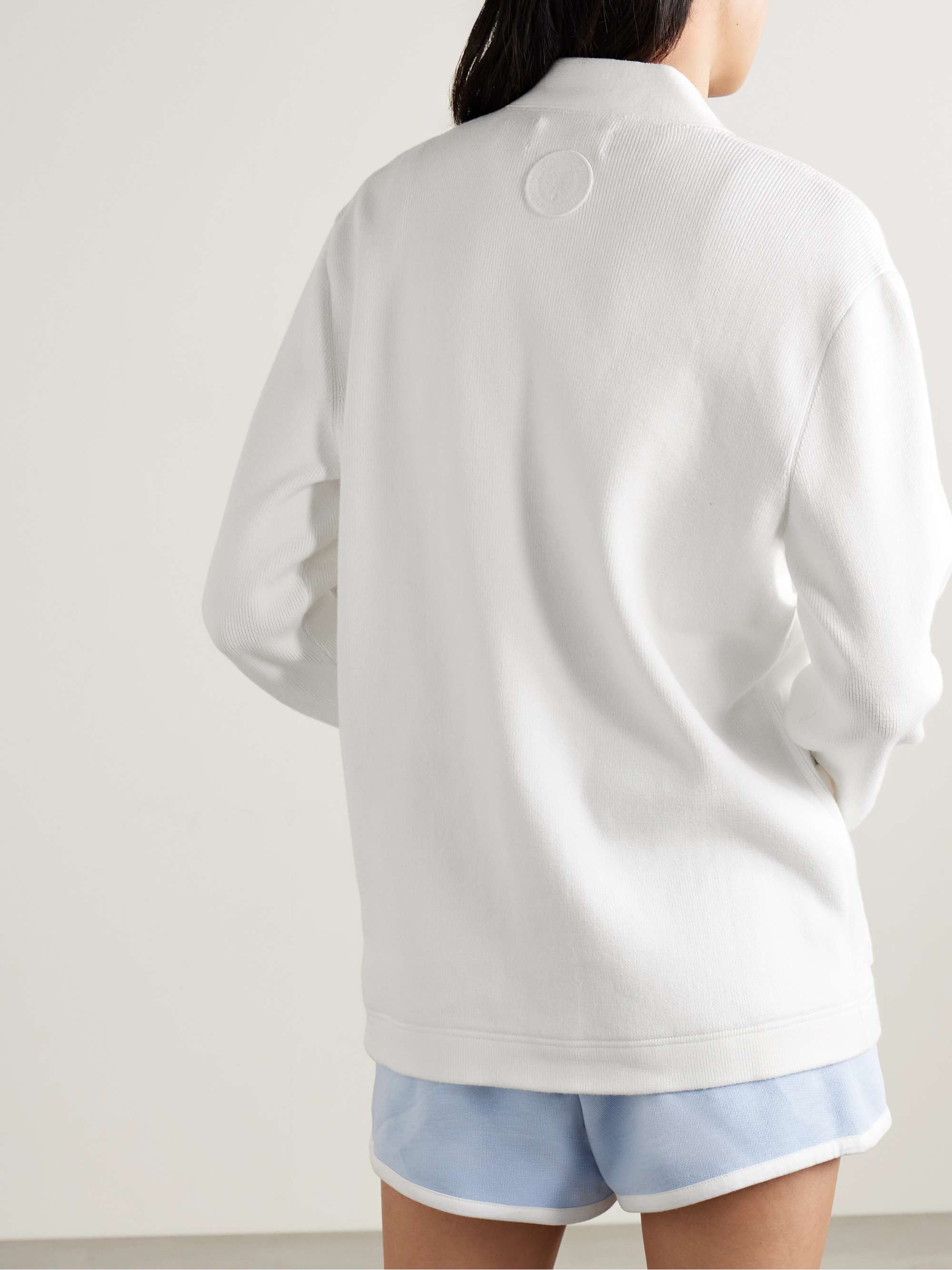 + Wimbledon embroidered cotton cardigan view