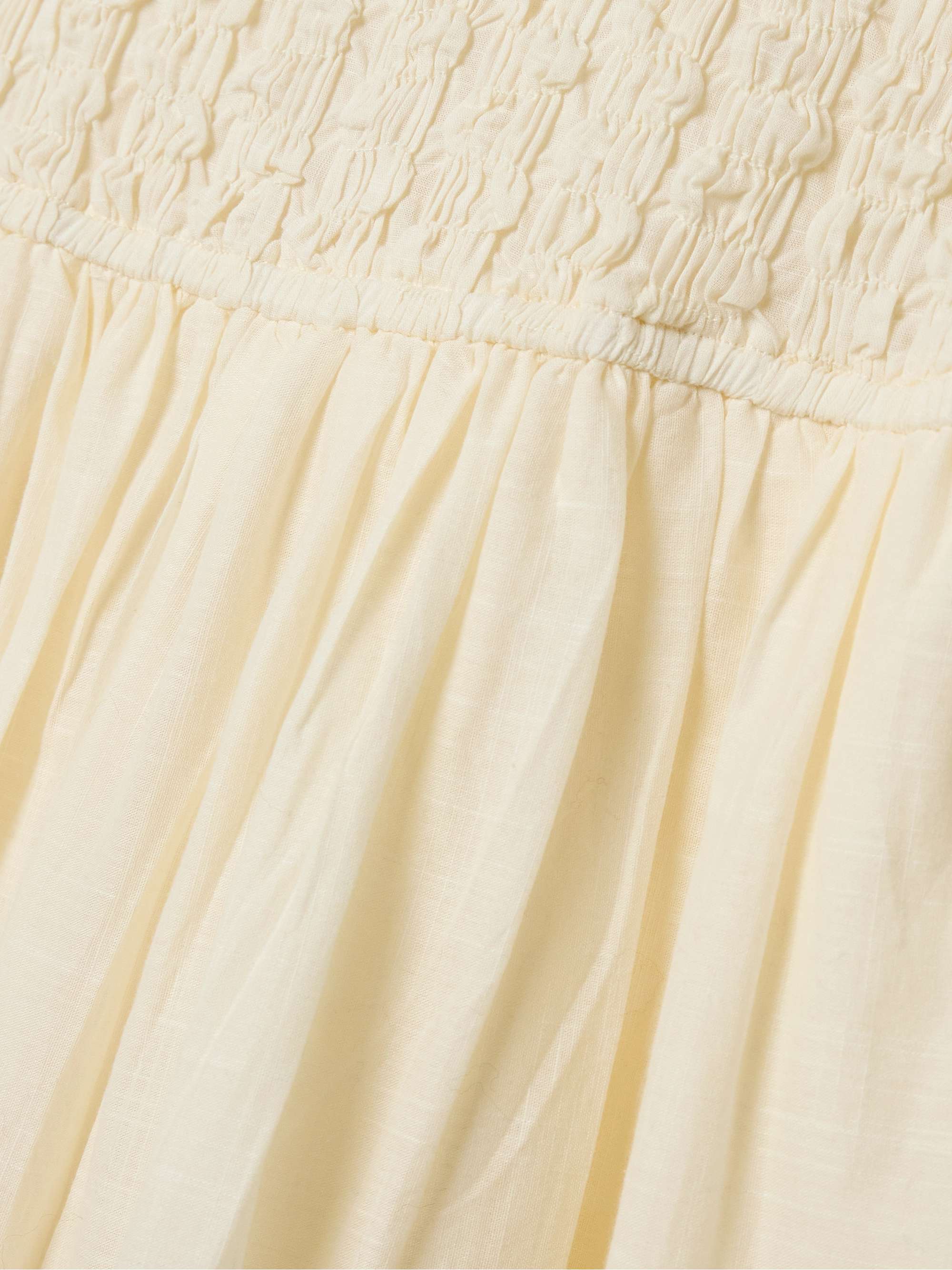 Myra shirred cotton-voile midi dress view