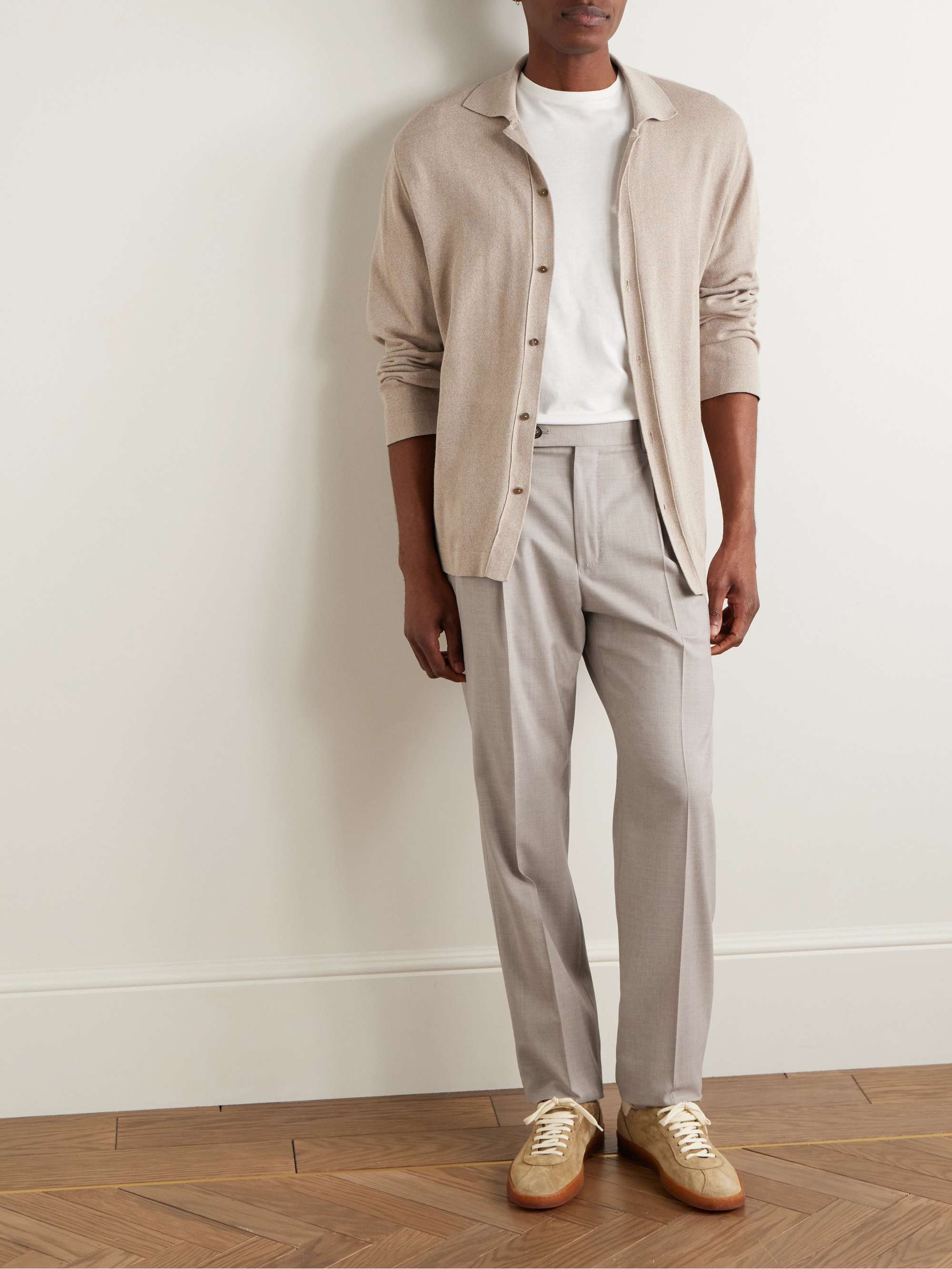 Venezia 1951 Tapered Pleated Virgin Wool Trousers view