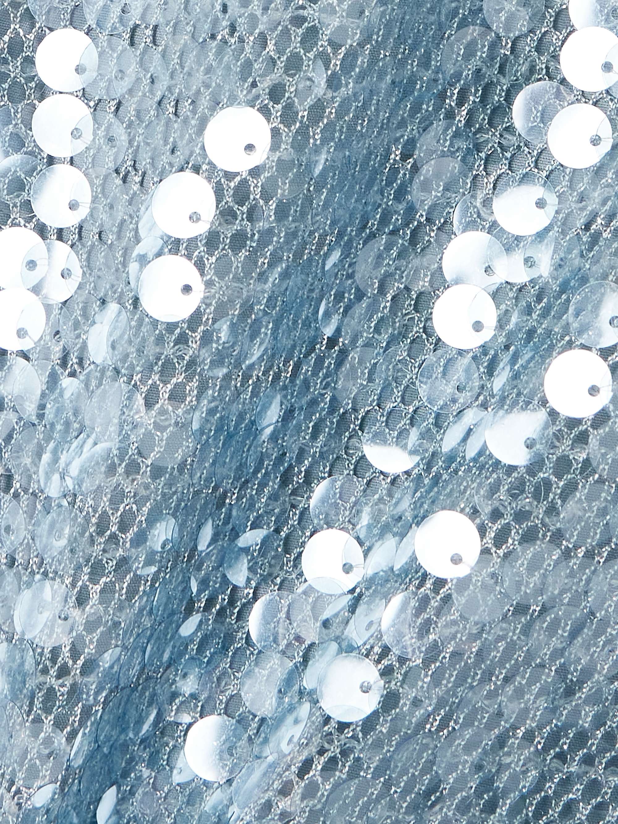 Leilani strapless sequined crepe gown view