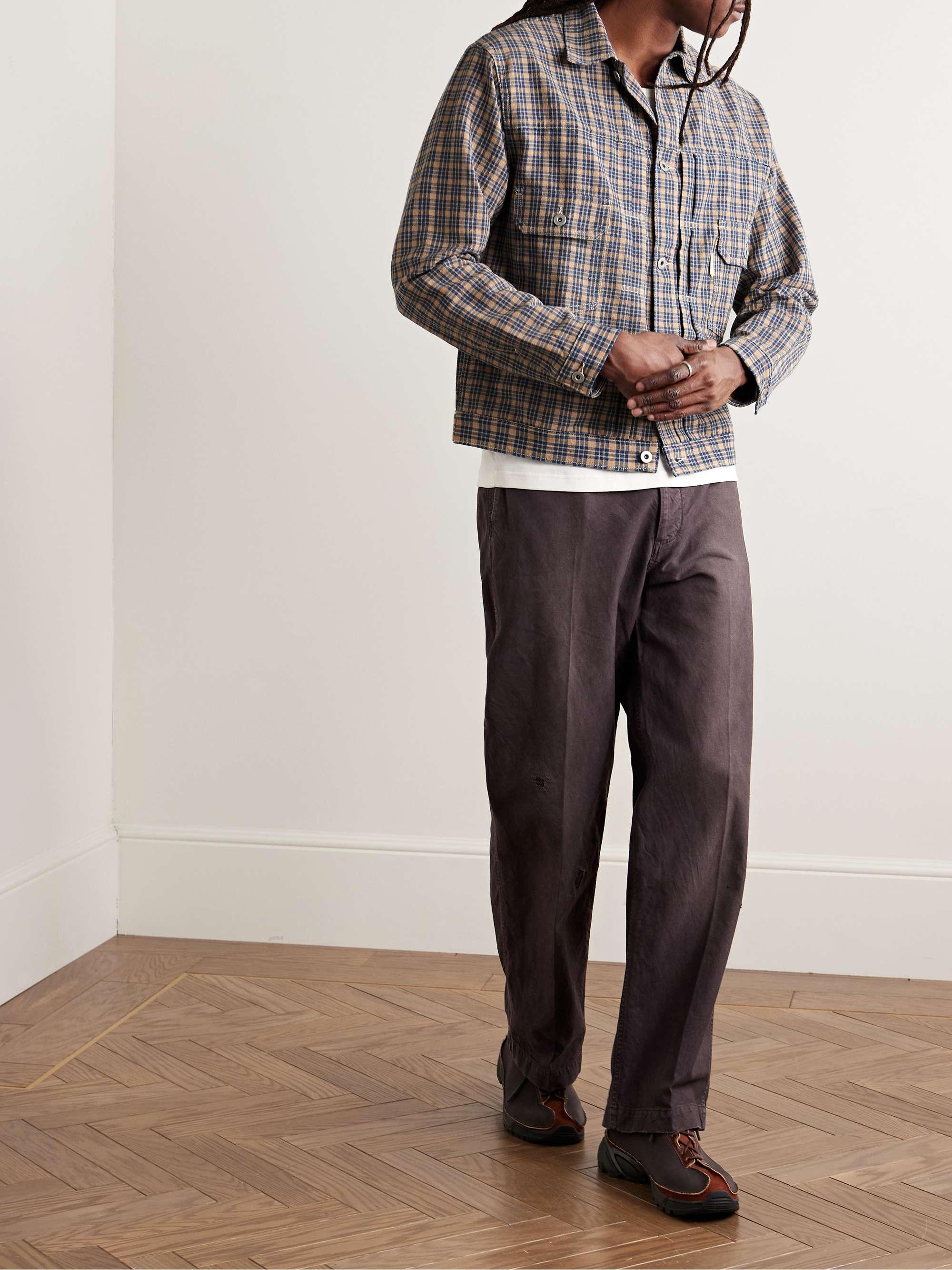 Tuesday Checked Cotton-Canvas Jacket view