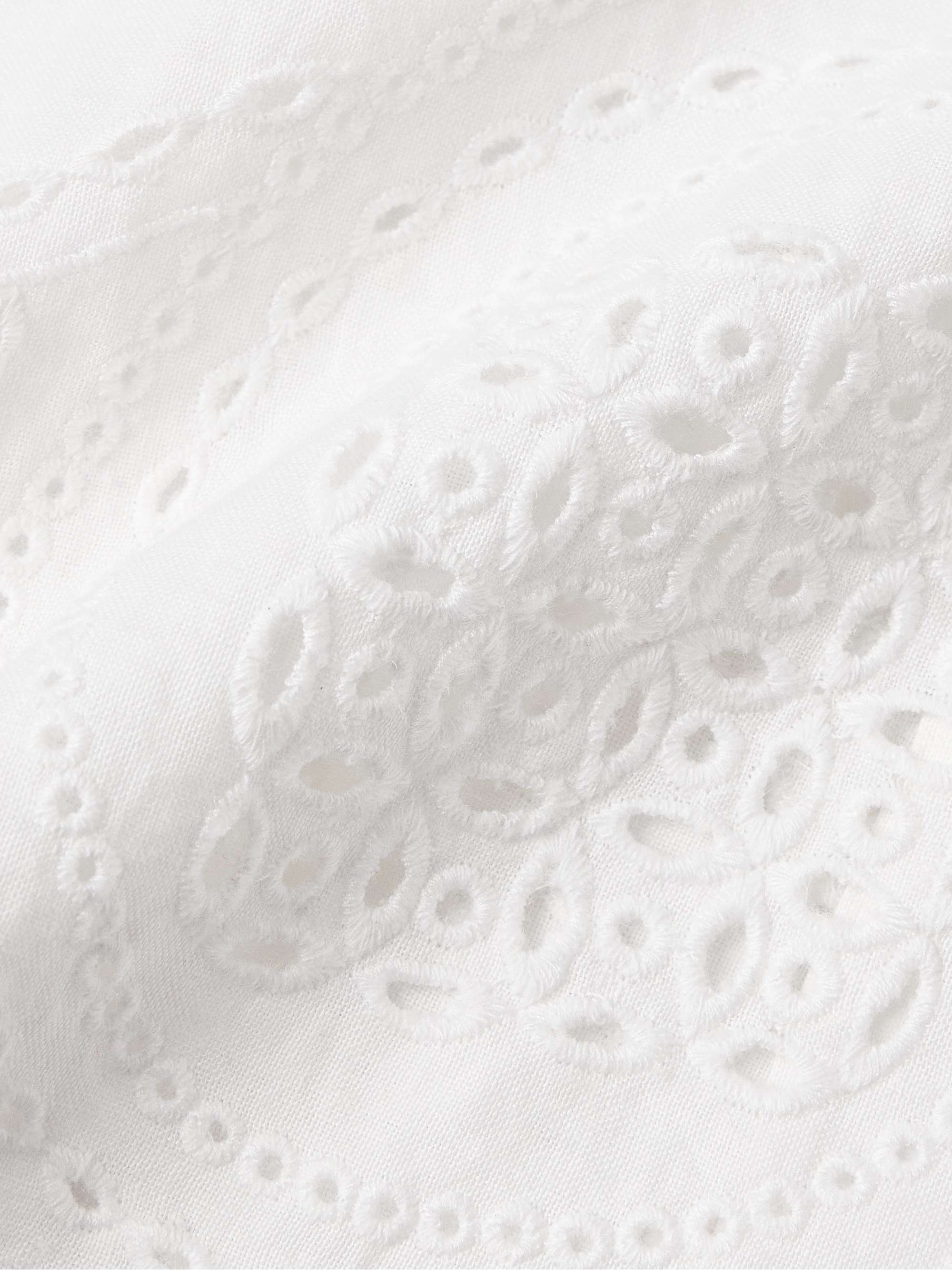 Belvoir Broderie Anglaise Linen Shirt view