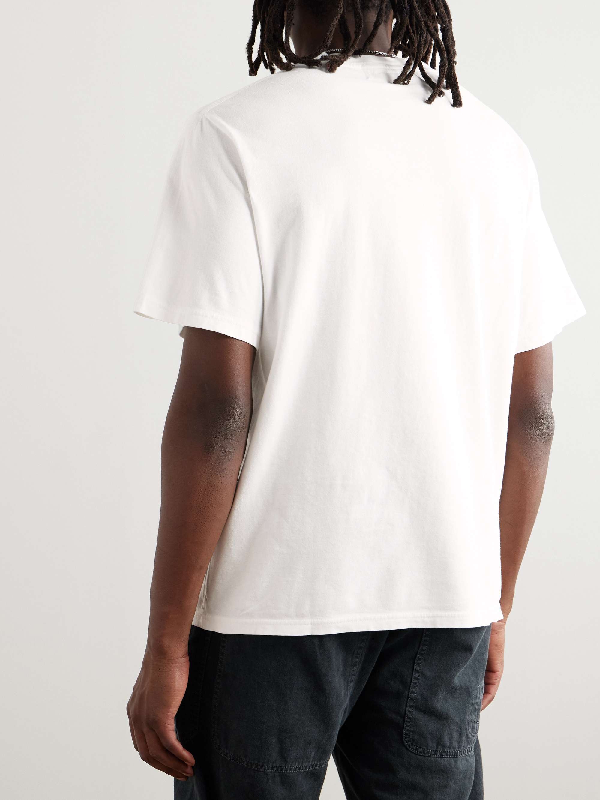 Michigan Slim-Fit Printed Cotton-Jersey T-Shirt view