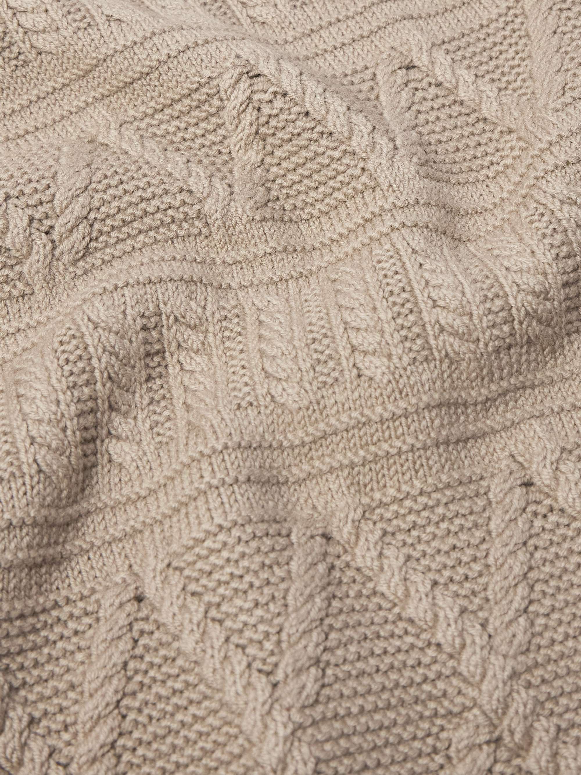 Jacquard-Knit Wool Rollneck Sweater view
