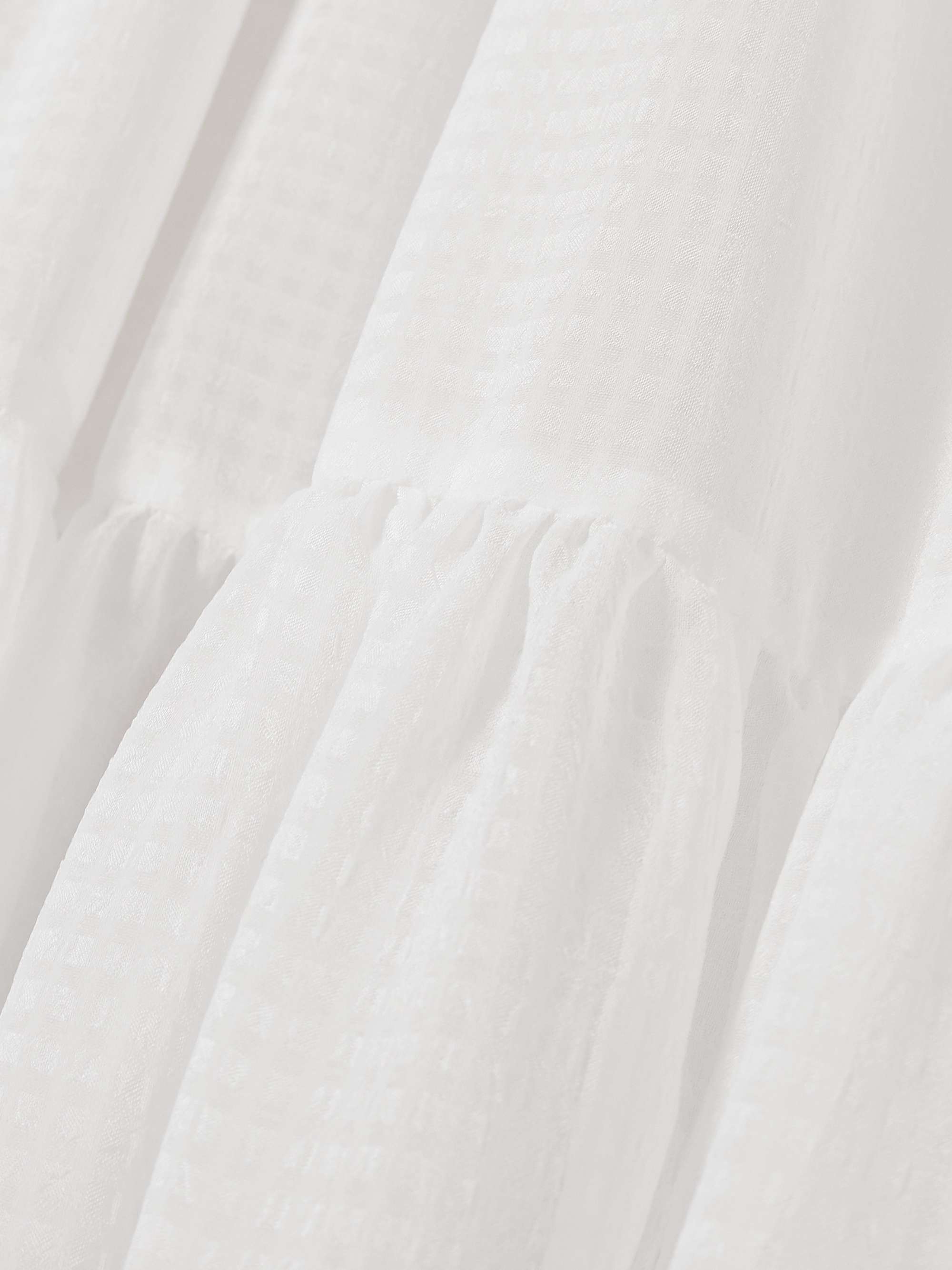 Tiered jacquard maxi skirt view
