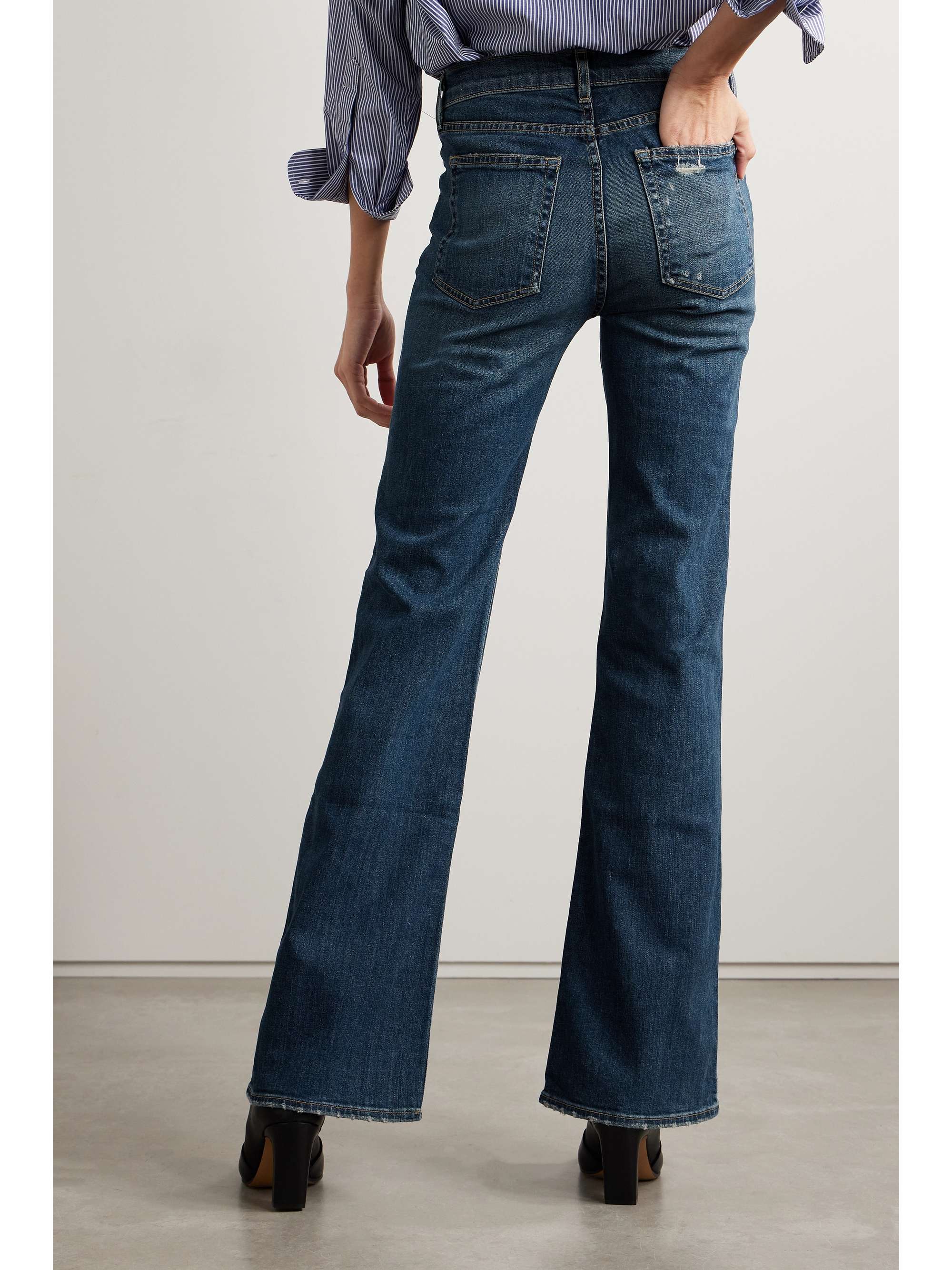 Celia high-rise straight-leg jeans view
