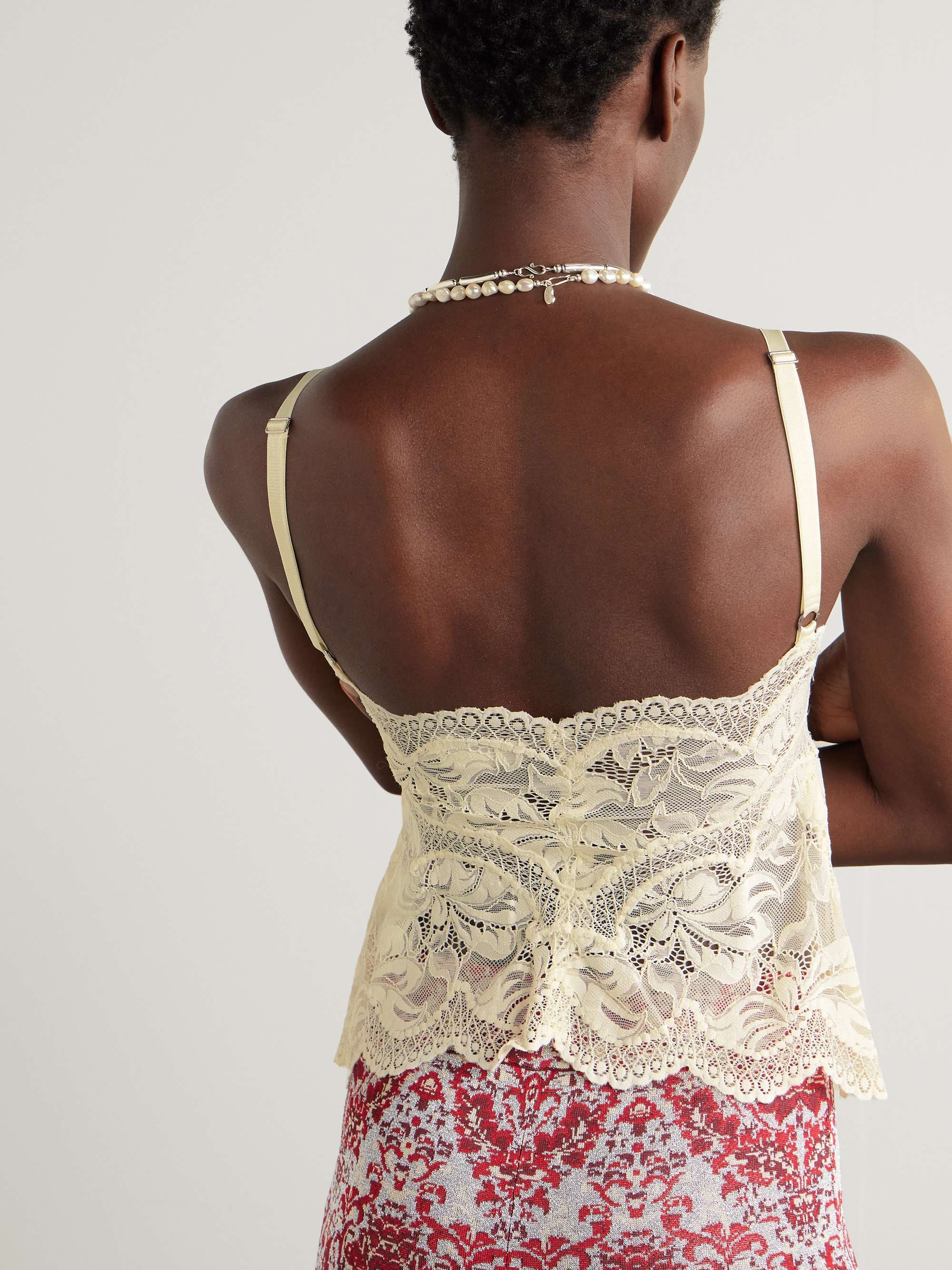 Lace camisole view