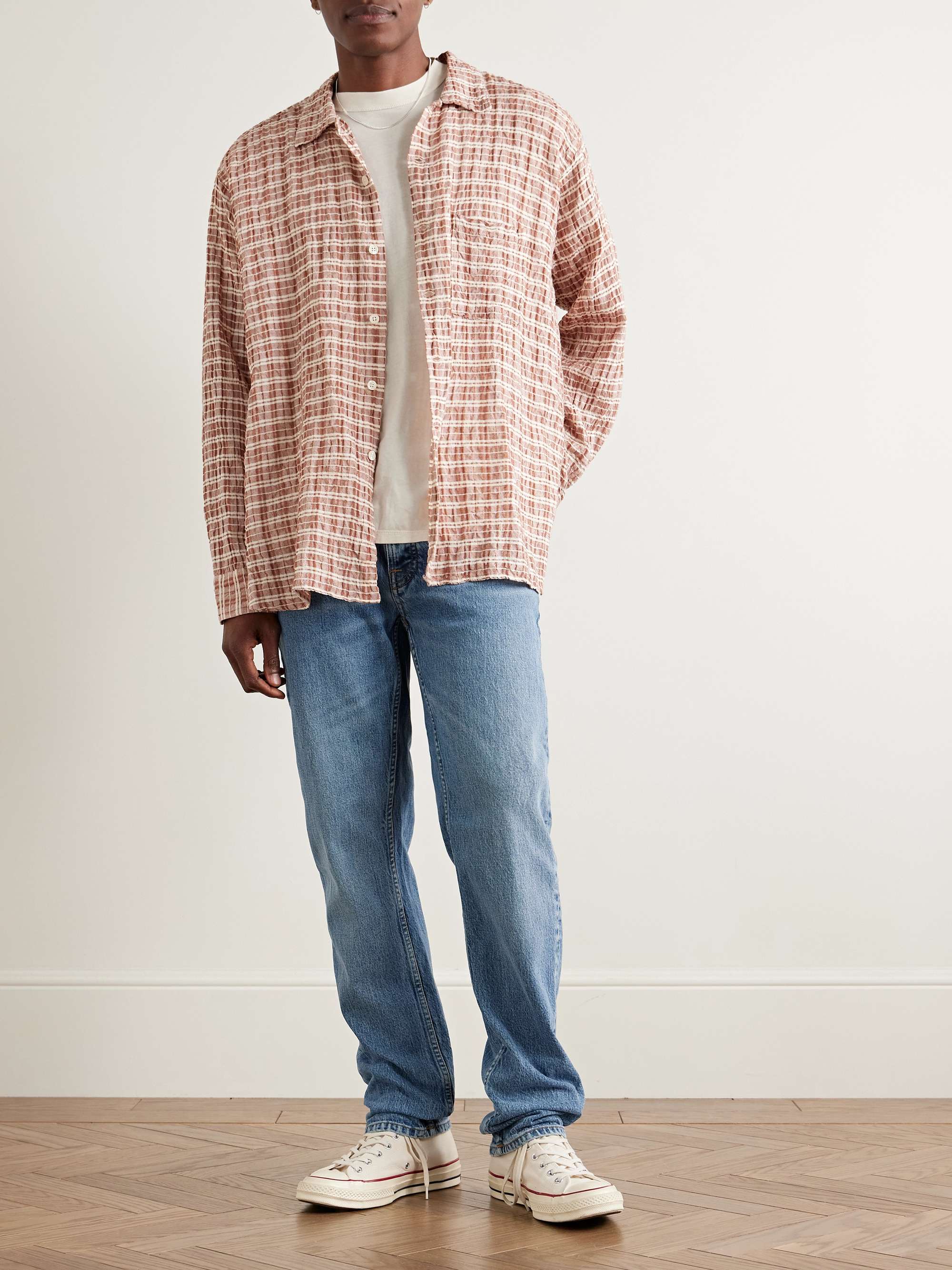 Solid Ollie Slim-Fit Straight-Leg Jeans view