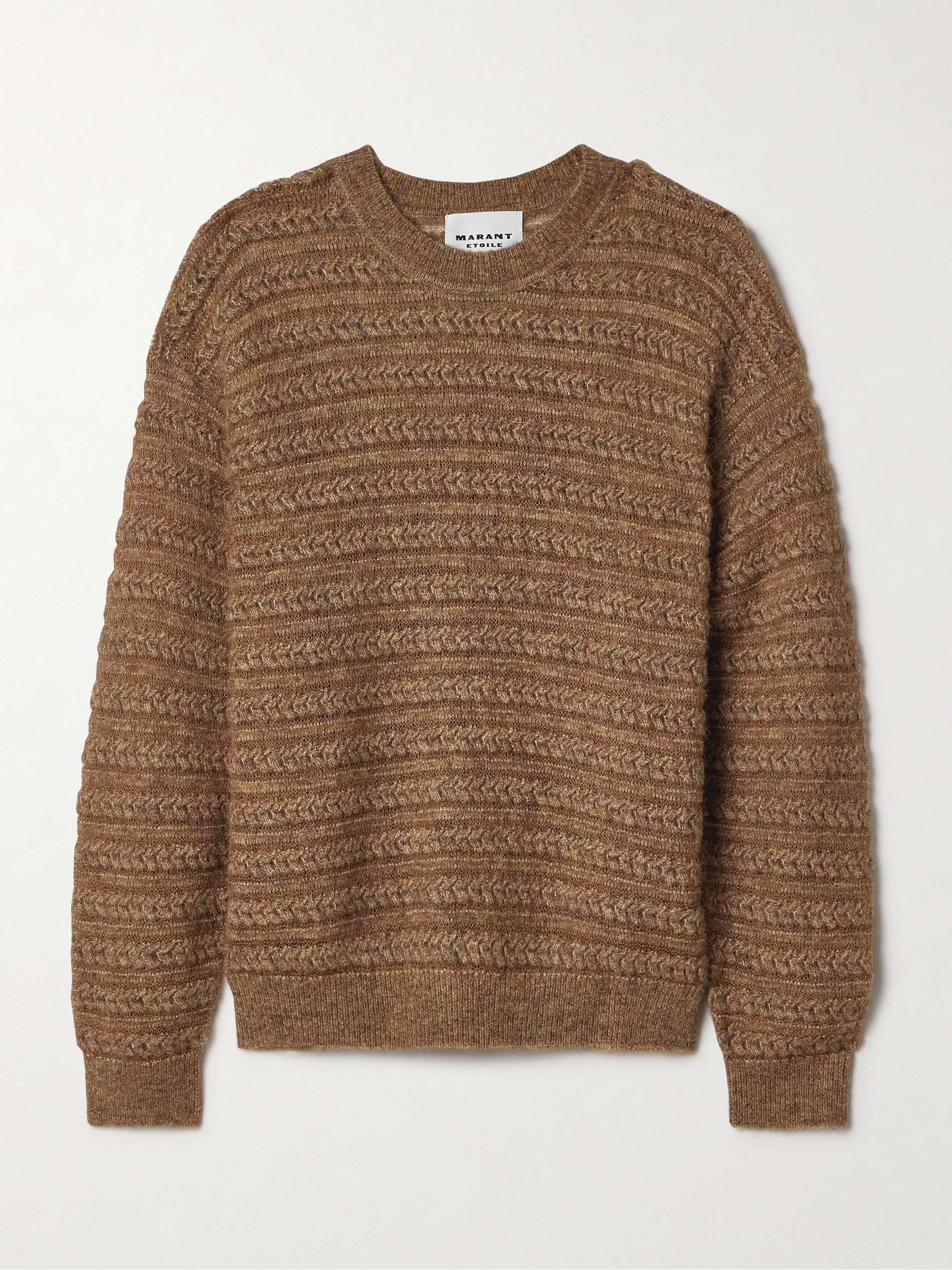 Mélange alpaca-blend sweater view
