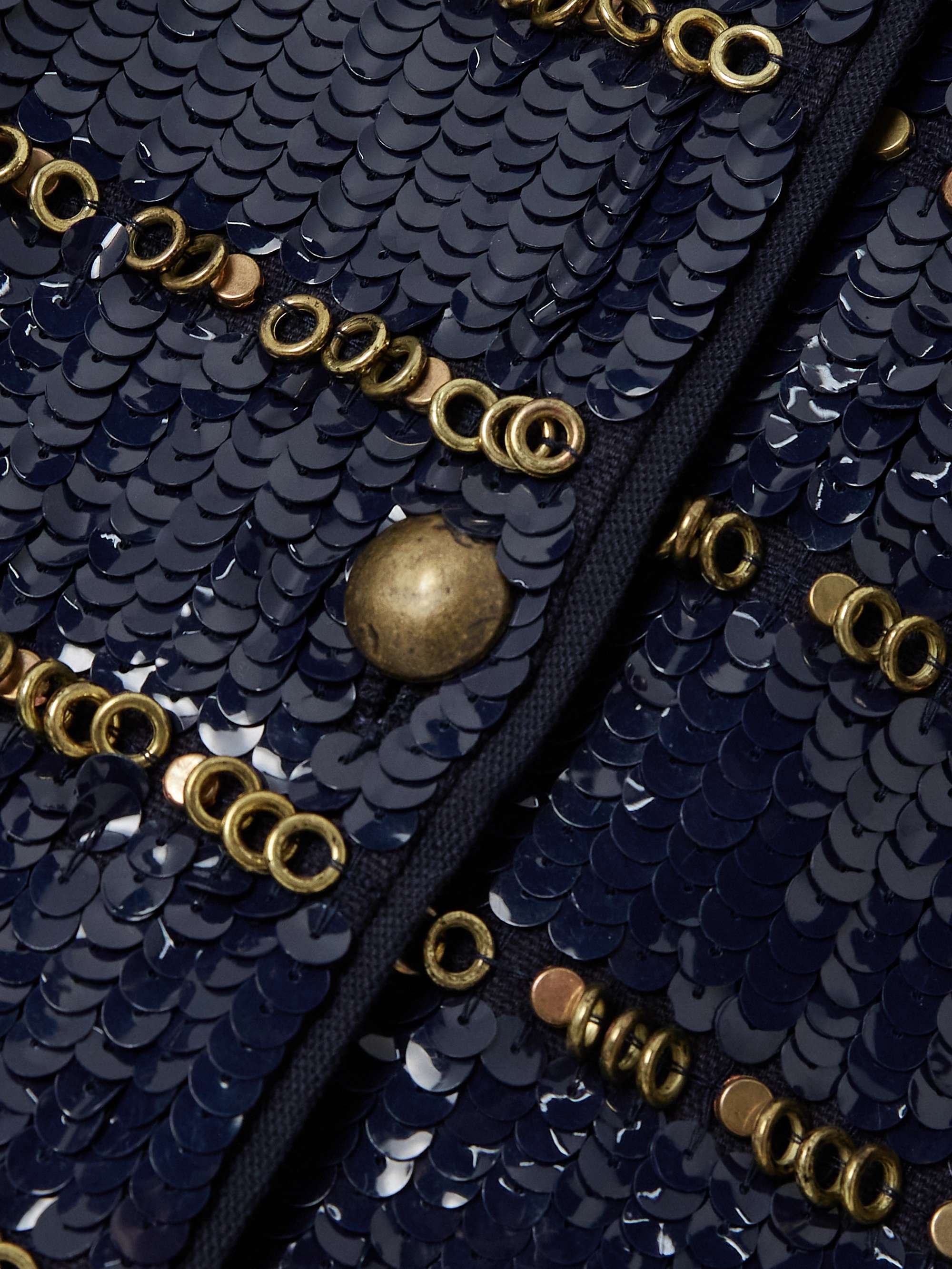 Embellished cotton vest view