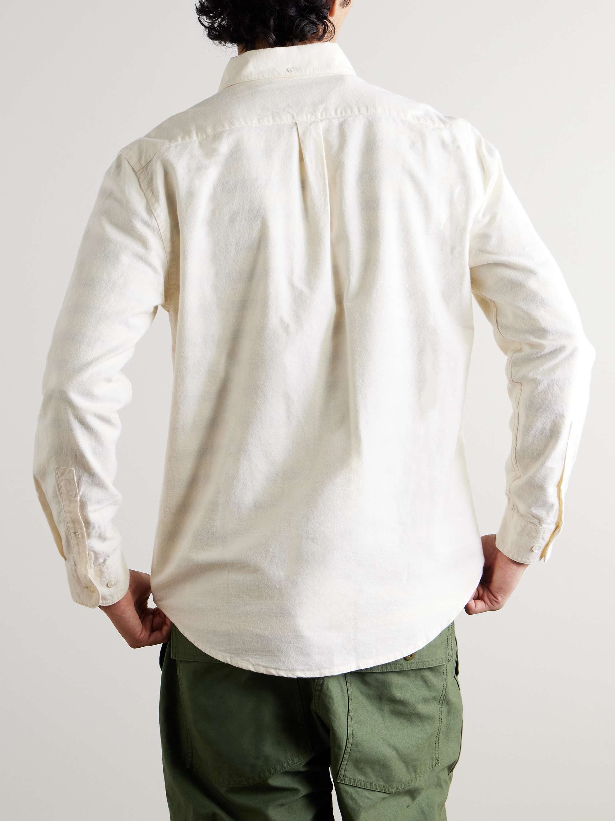 Button-Down Brushed-Cotton Oxford Shirt view