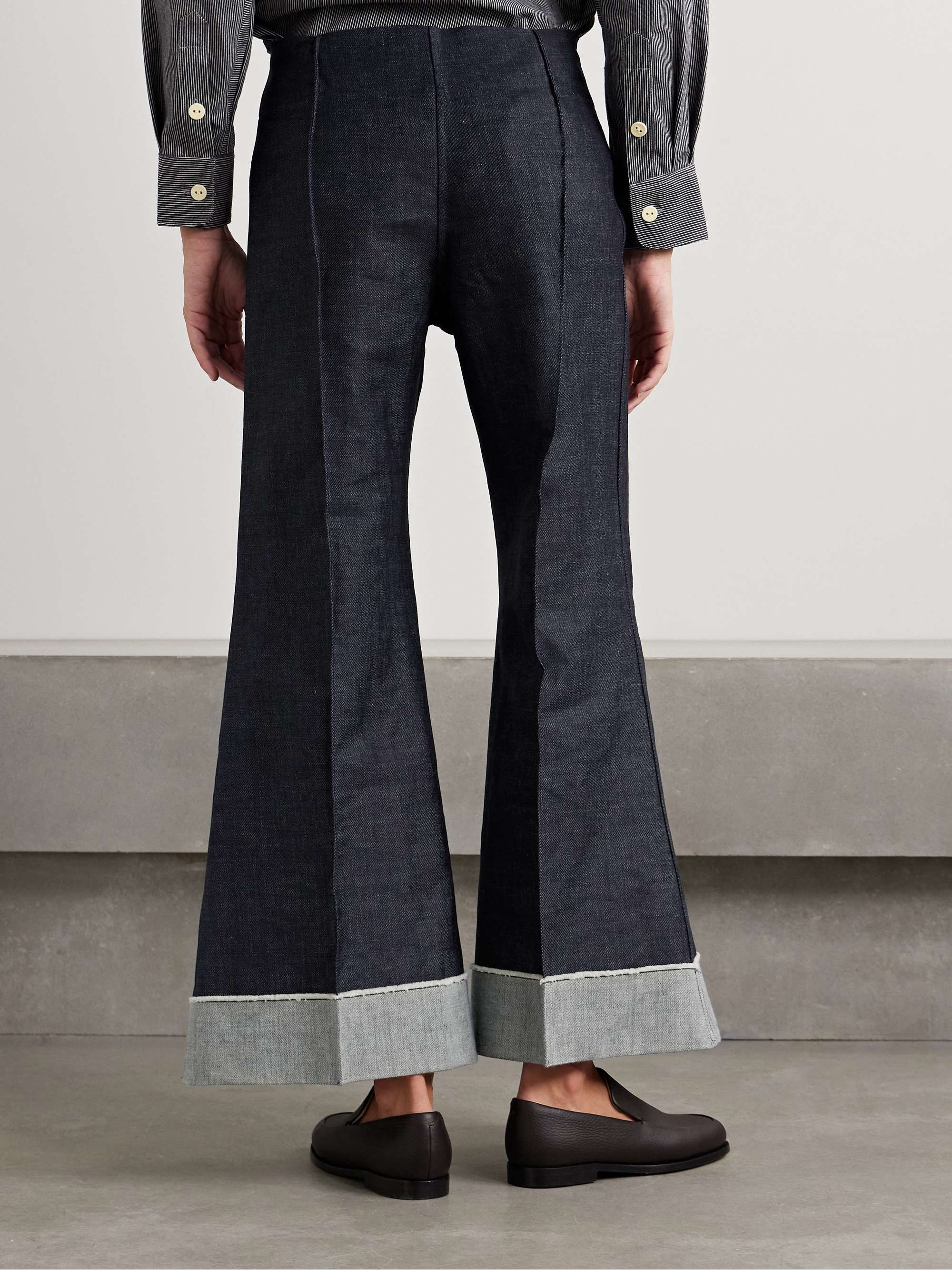 Pierrot mid-rise flared jeans view