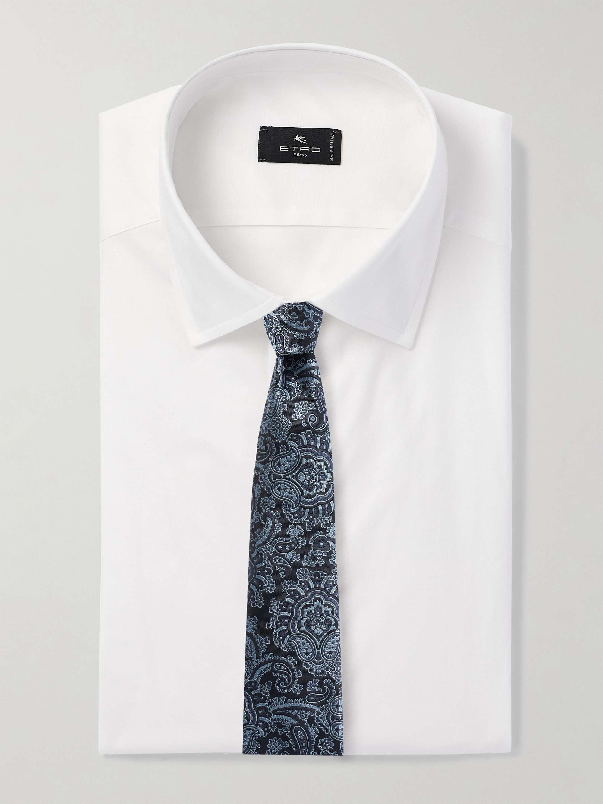 Cotton-Blend Poplin Shirt view