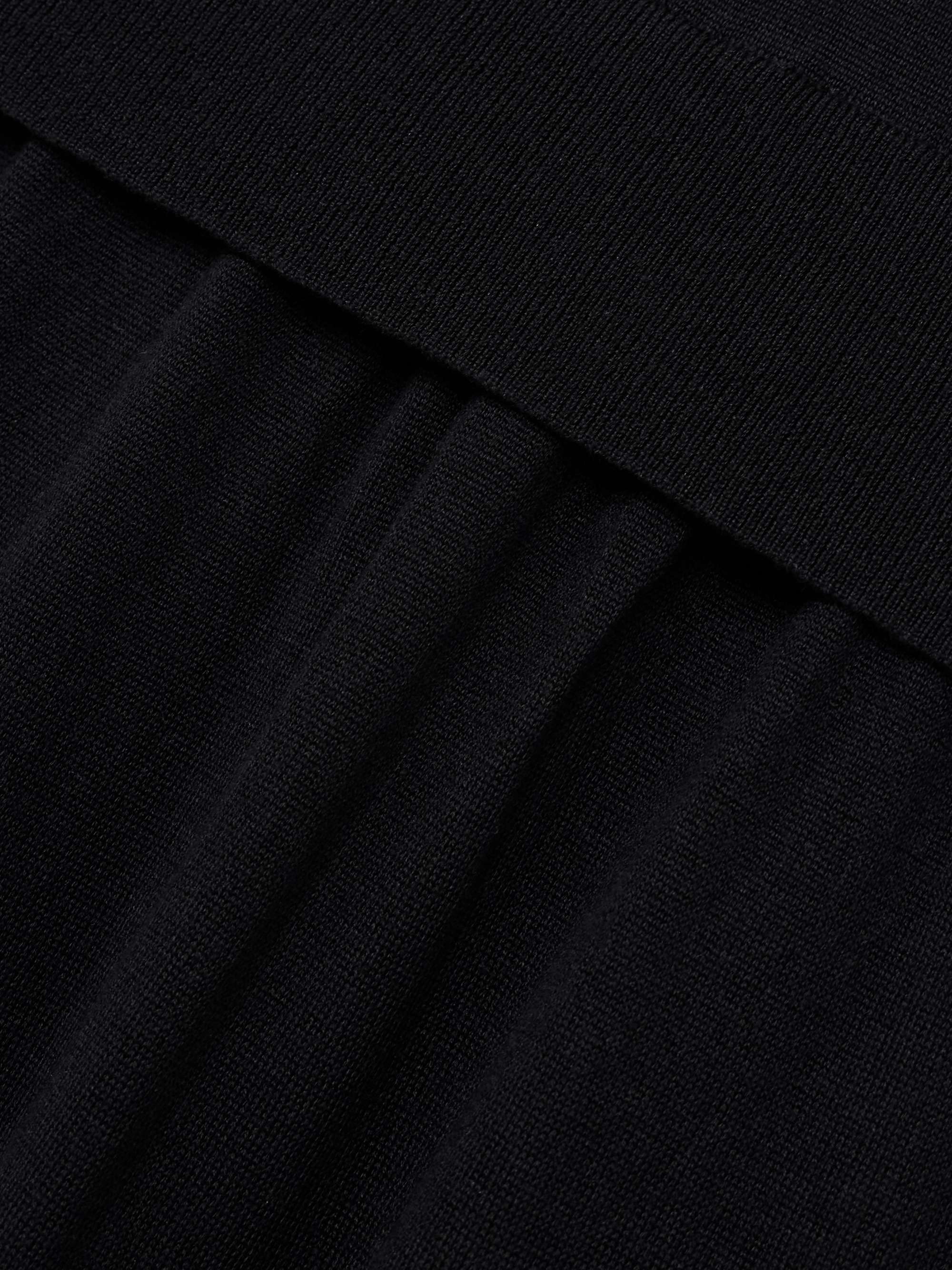 Silk-blend maxi dress view