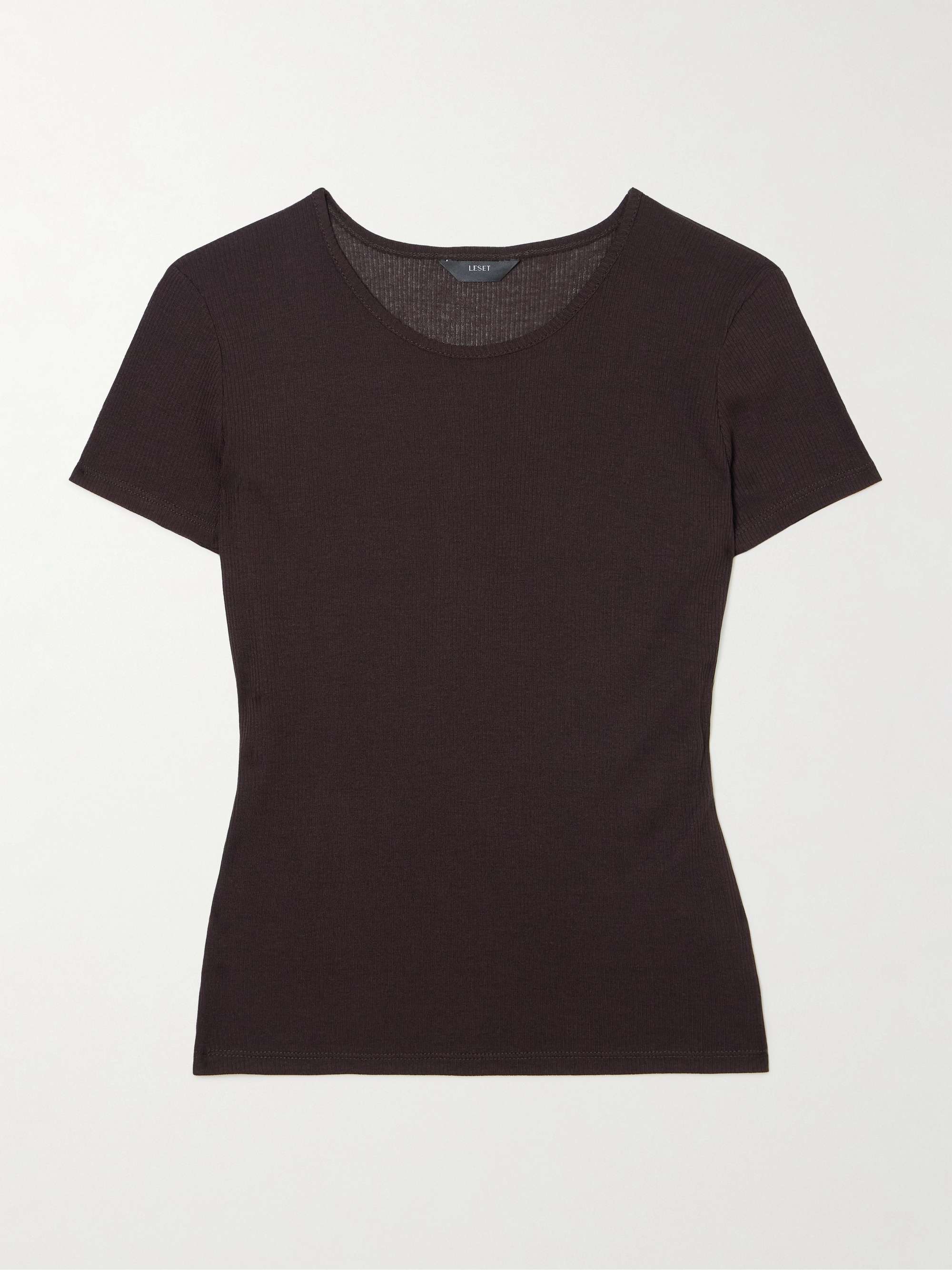 Rozzi ribbed jersey T-shirt view