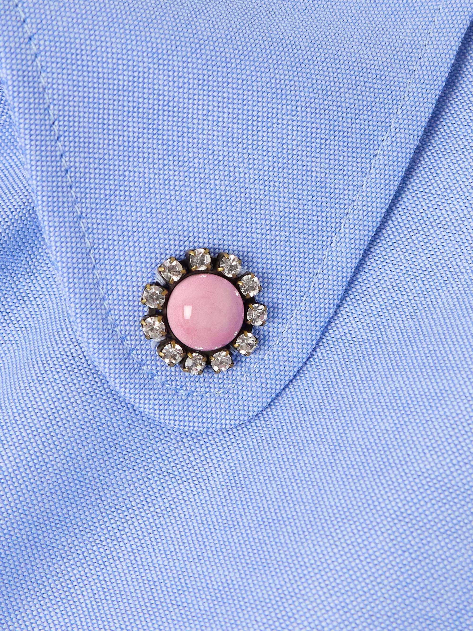 Embellished cotton Oxford shirt view