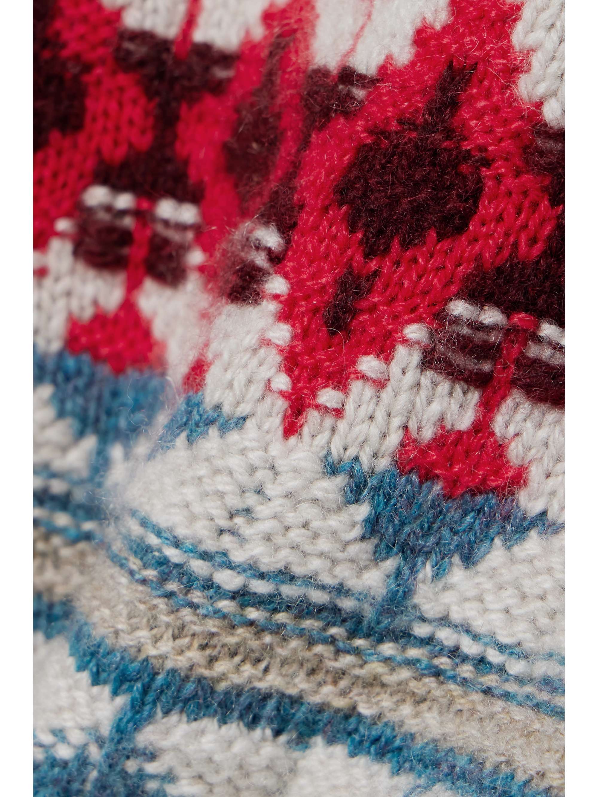 Holiday Noel jacquard-knit cashmere shorts view