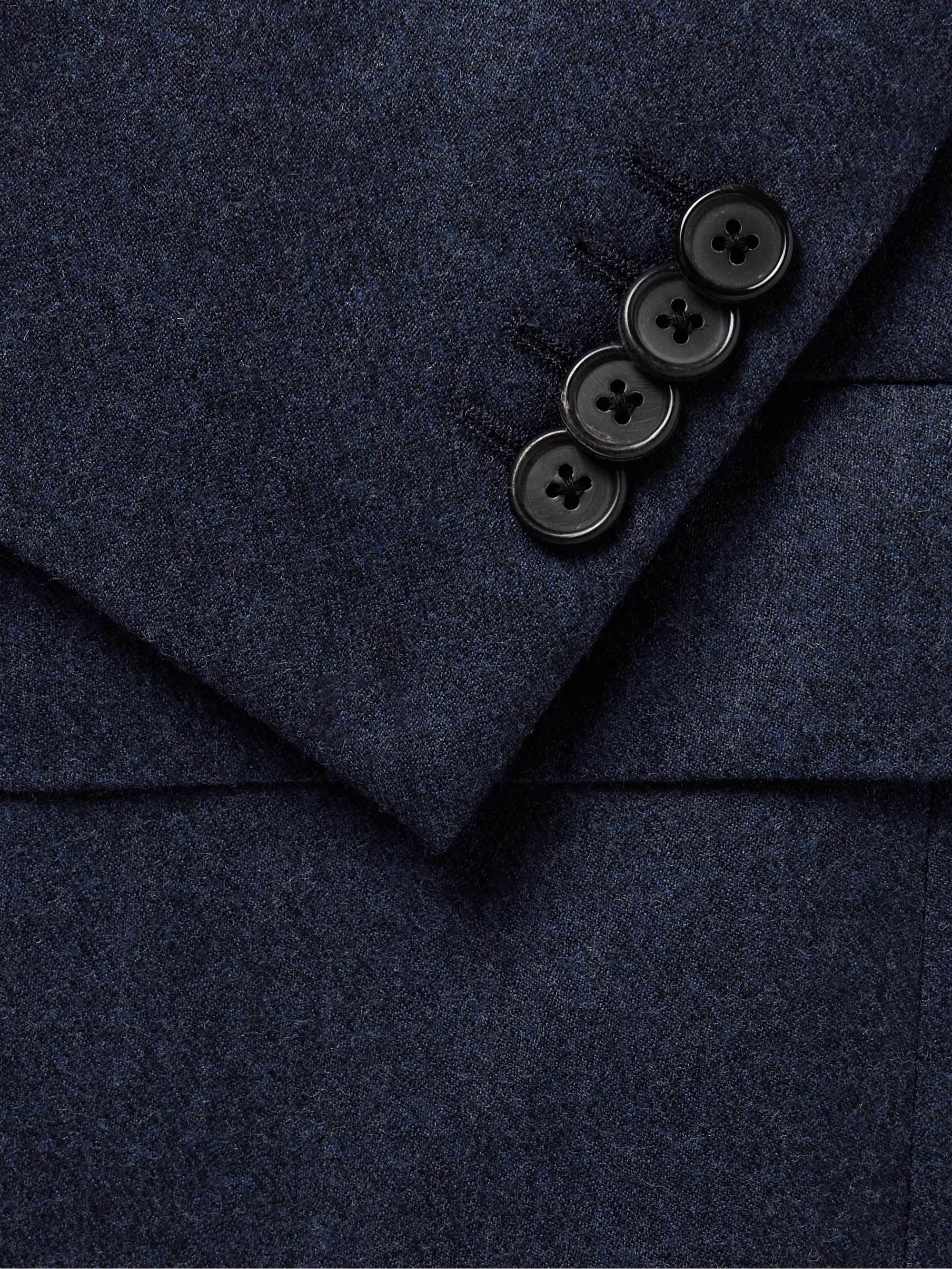 Wool and Cashmere-Blend Flannel Suit Jacket view