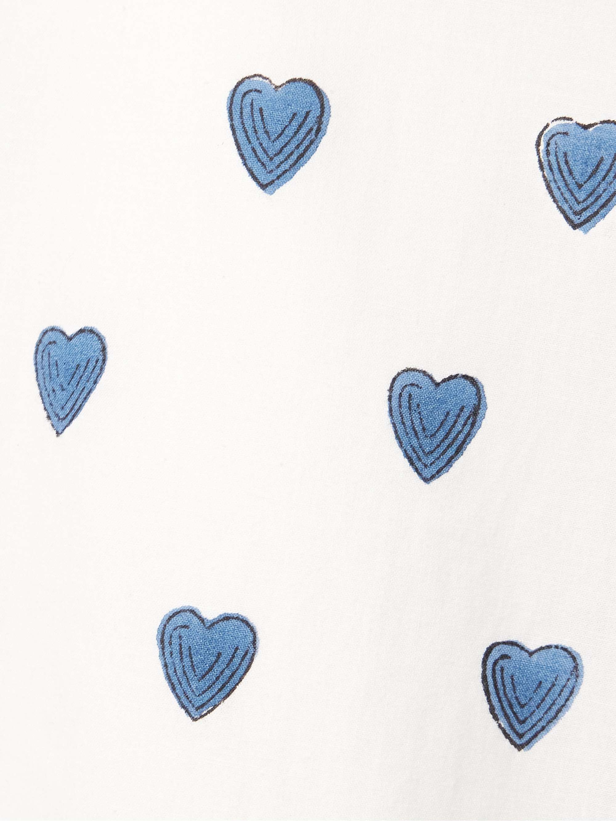 Scout printed cotton straight-leg pants view