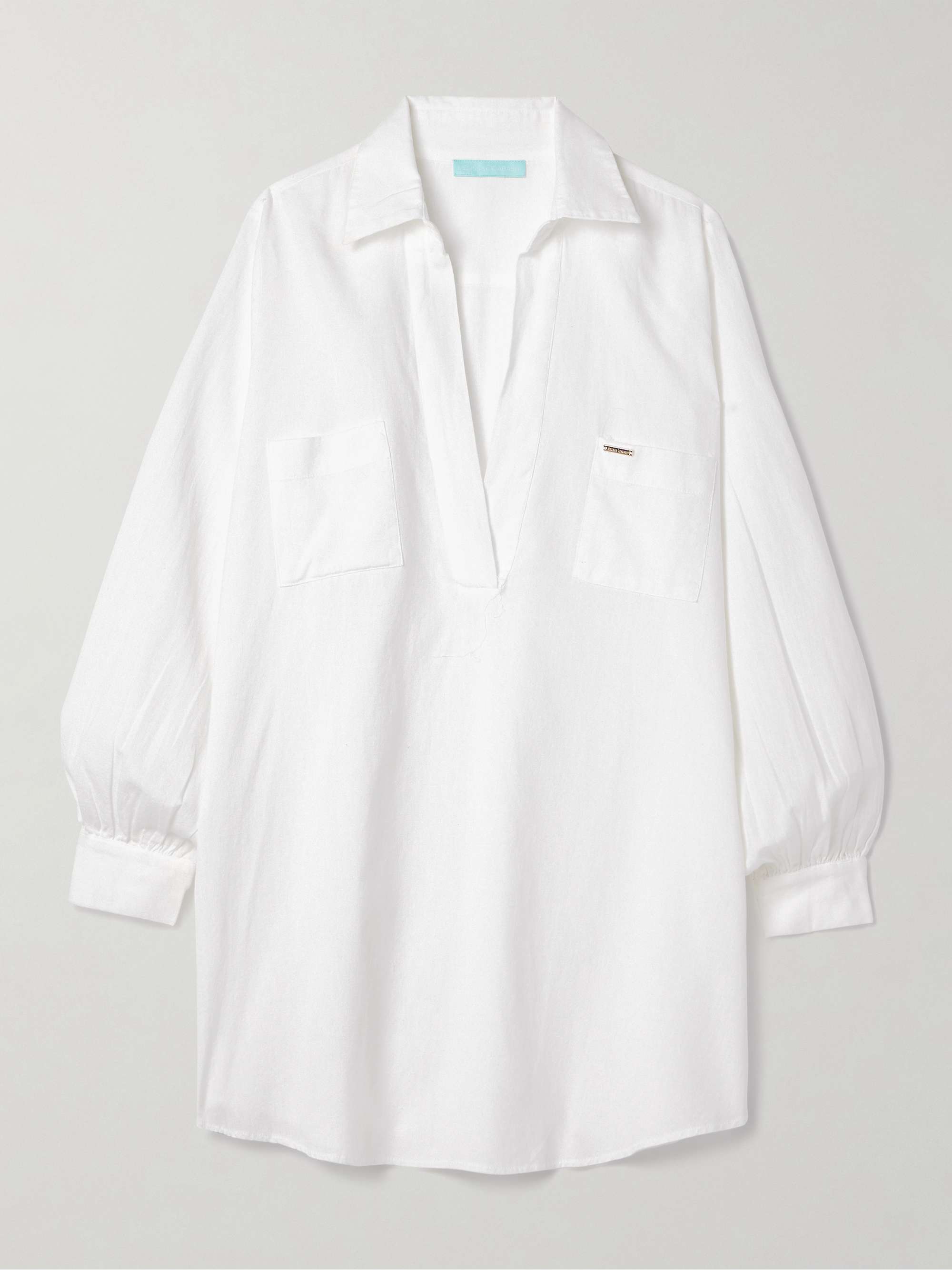 Trixie cotton and linen-blend tunic view
