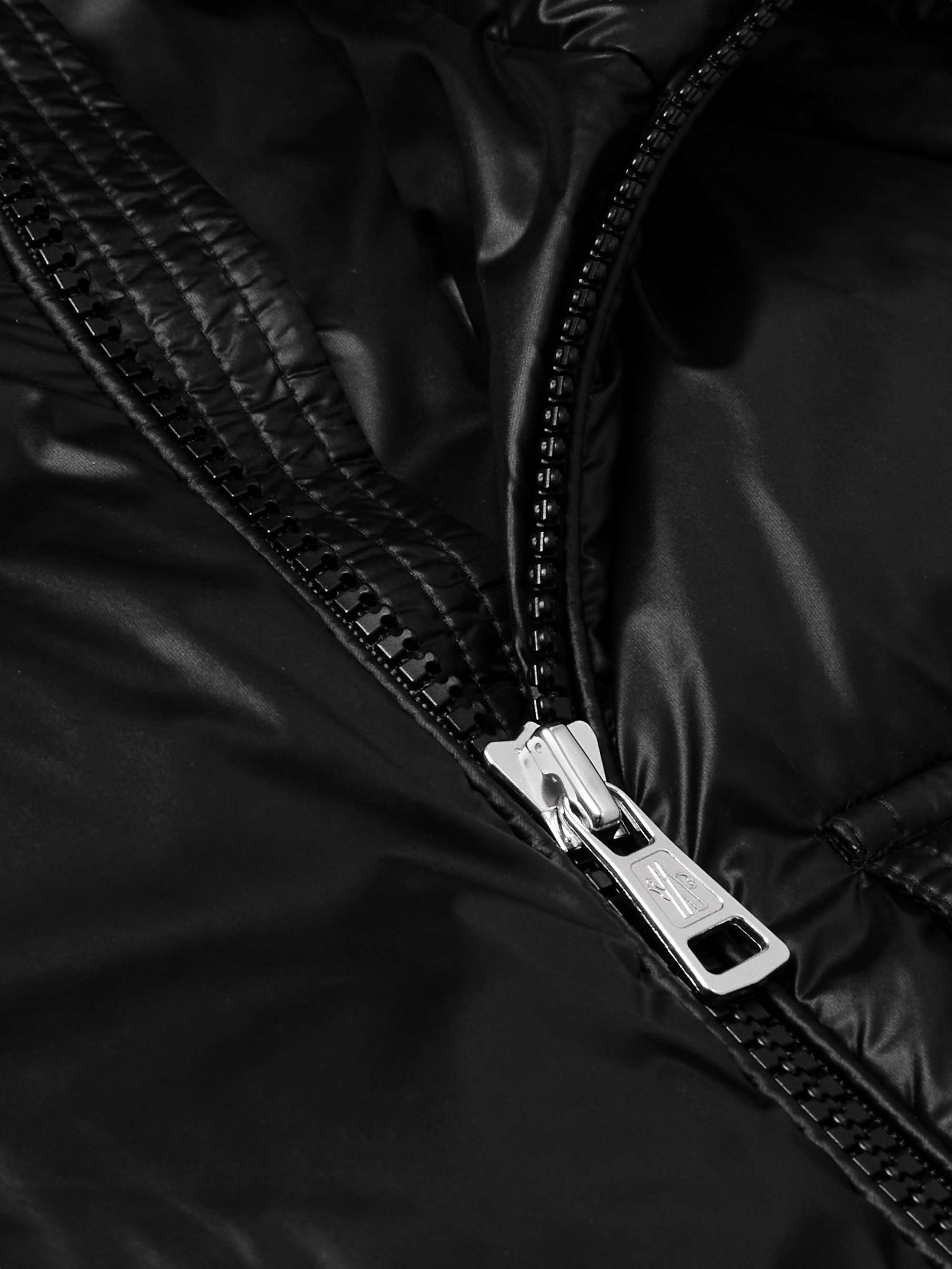 Wollaston Logo-Appliquéd Quilted Shell Hooded Down Jacket view