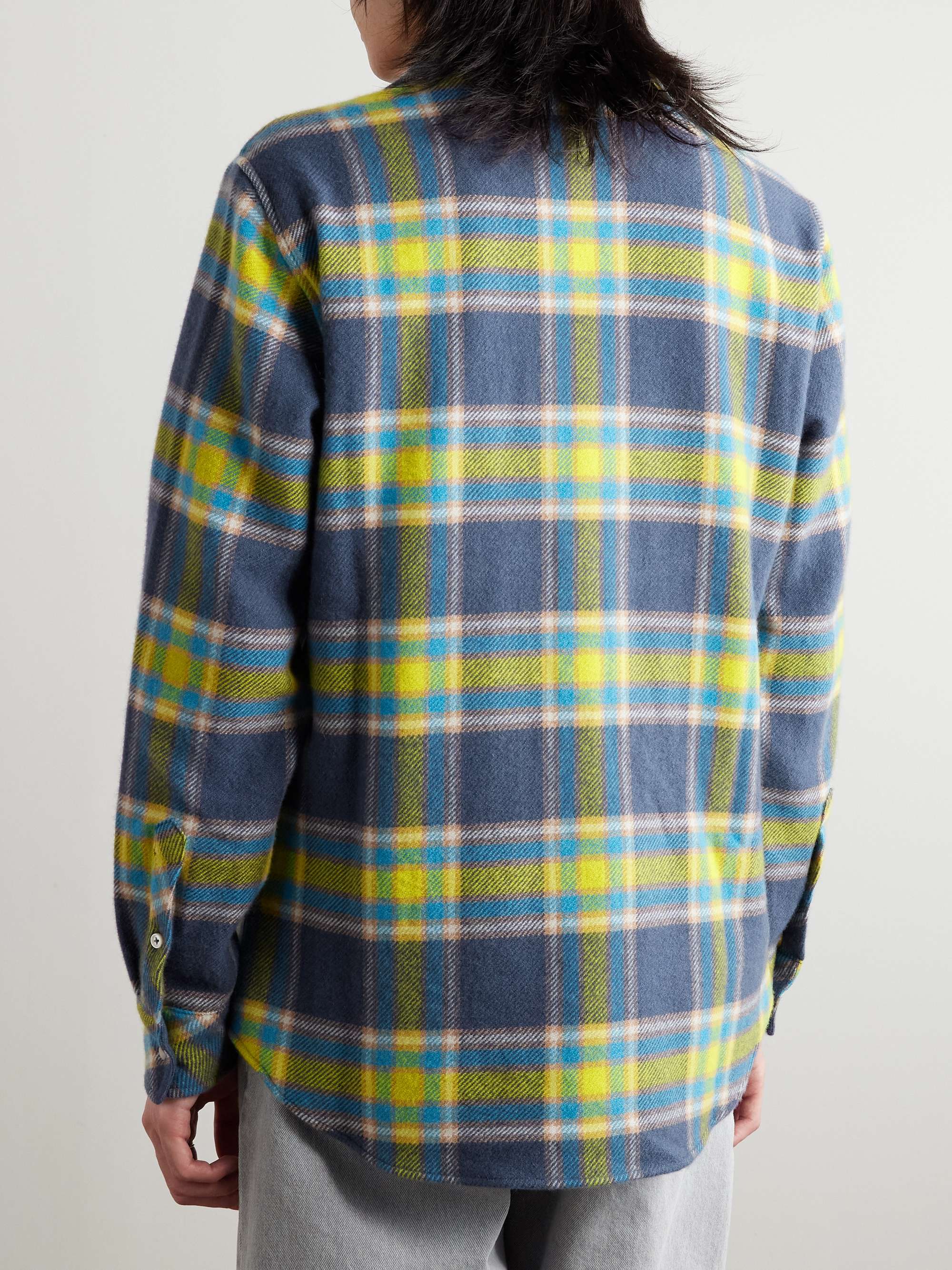 Explorer Checked Cashmere Shirt view