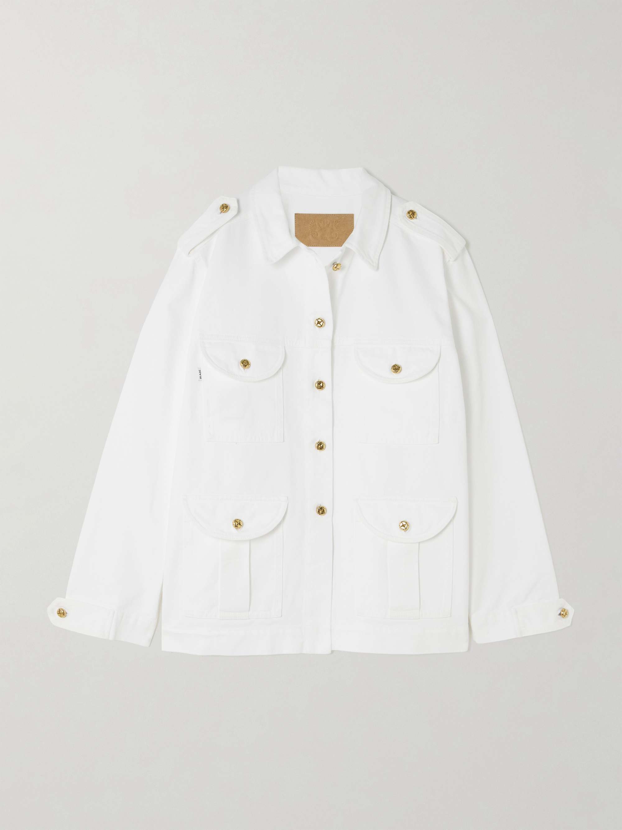 Clapotis Sahariana embellished denim jacket view