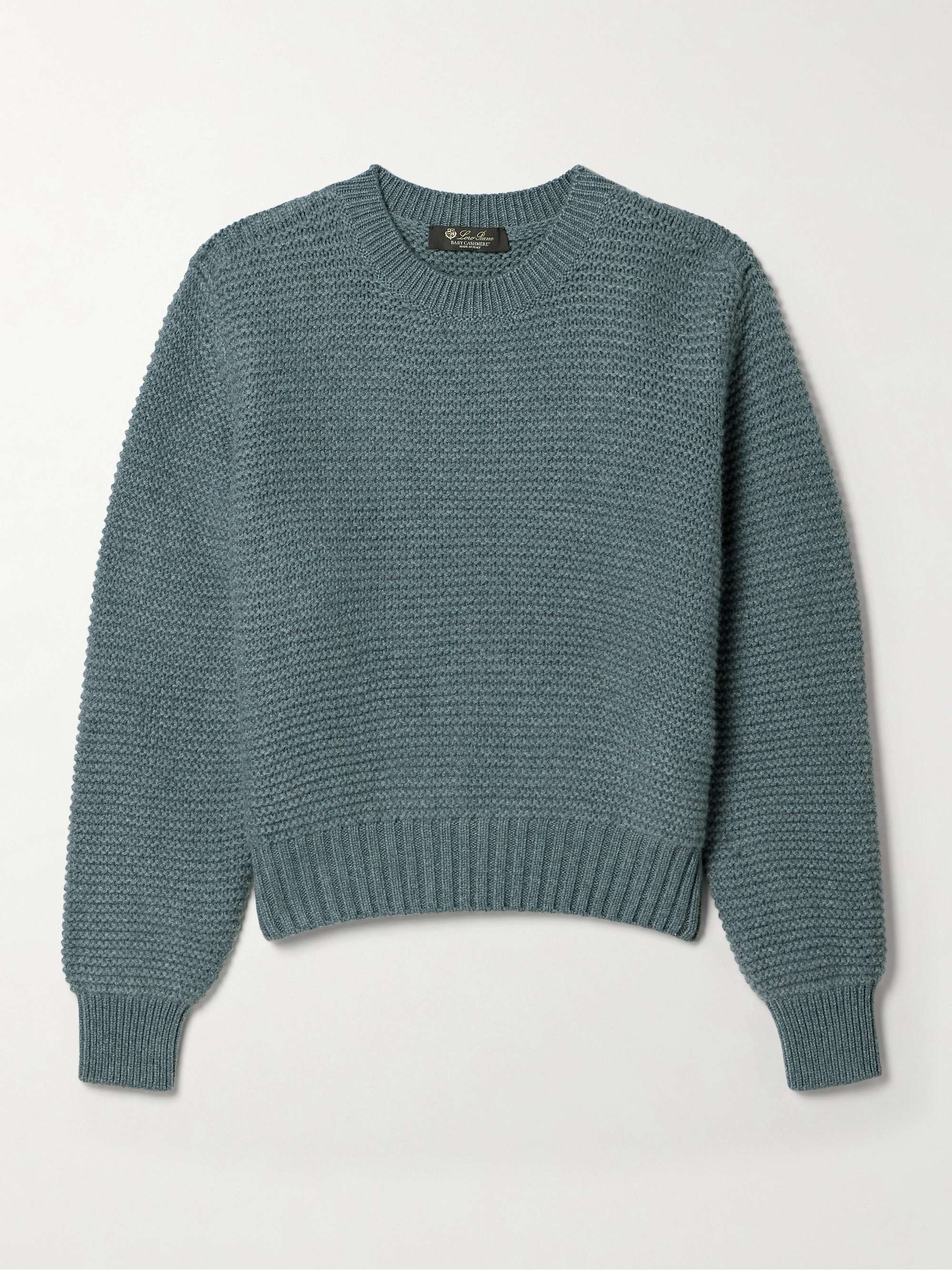 Ashi cropped ribbed cashmere sweater view