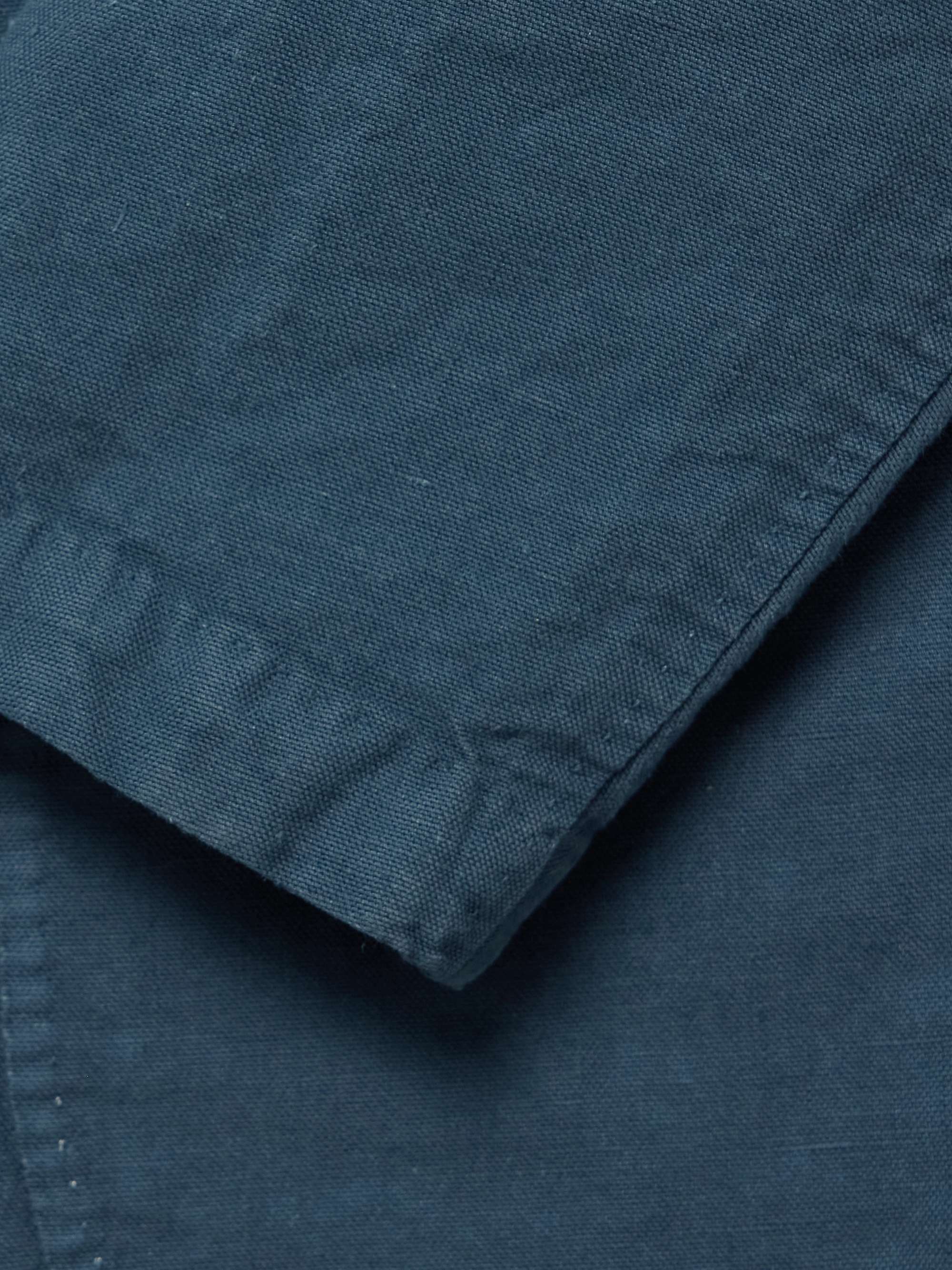 Butcher Hemp and Cotton-Blend Canvas Blazer view
