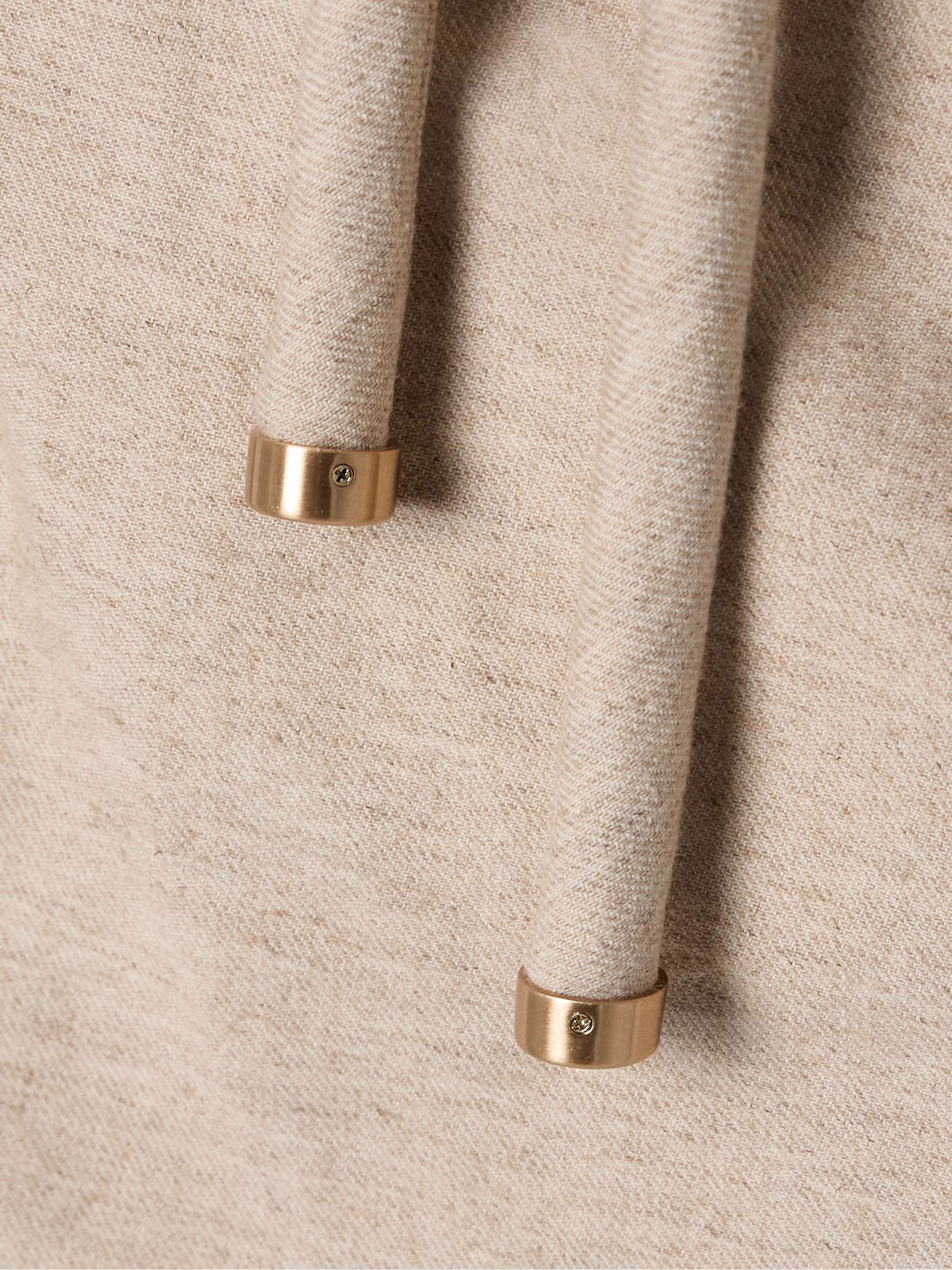 Lenis cotton and linen-blend halterneck mini dress view