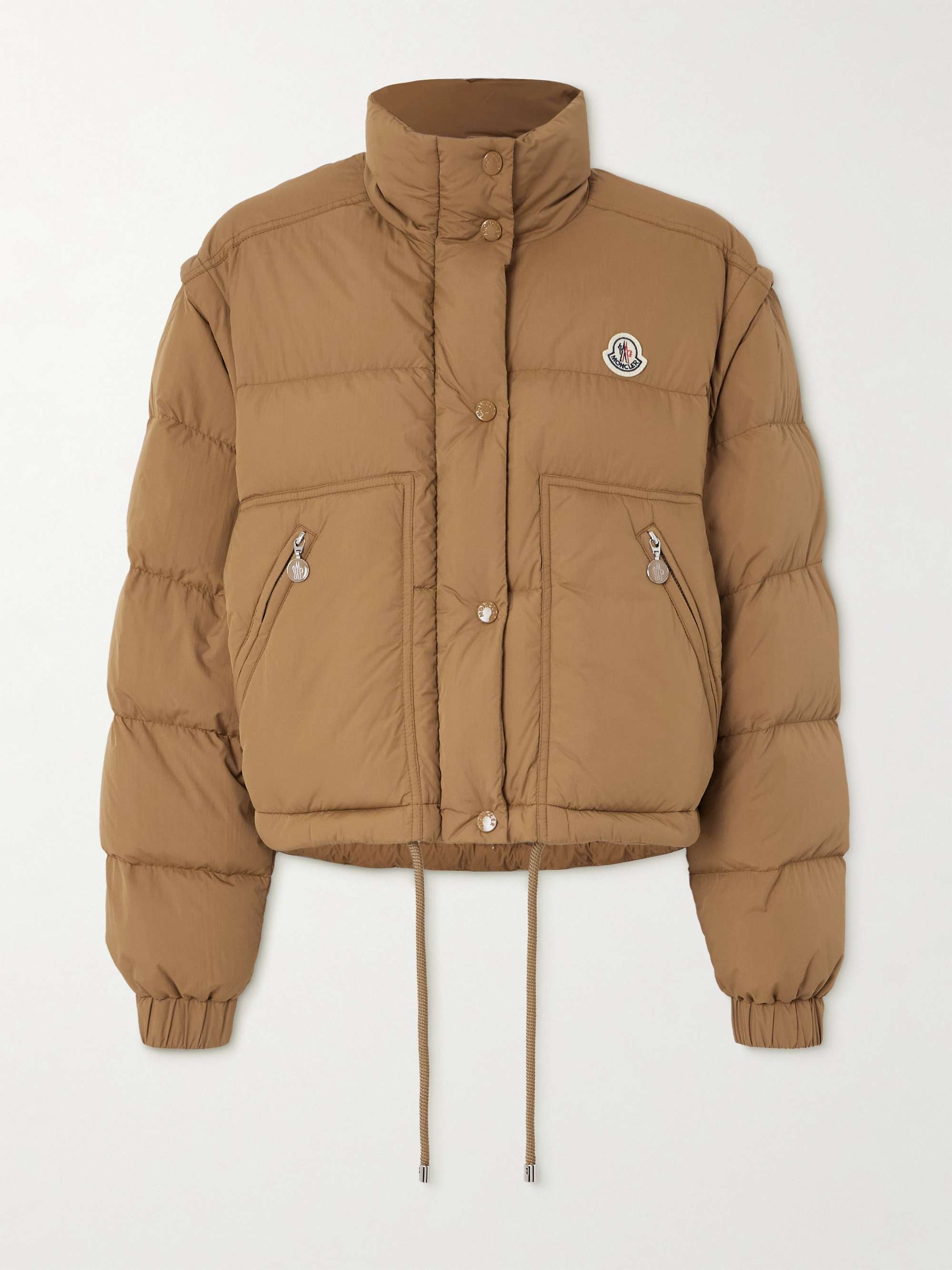 Selle cropped quilted-shell down jacket view