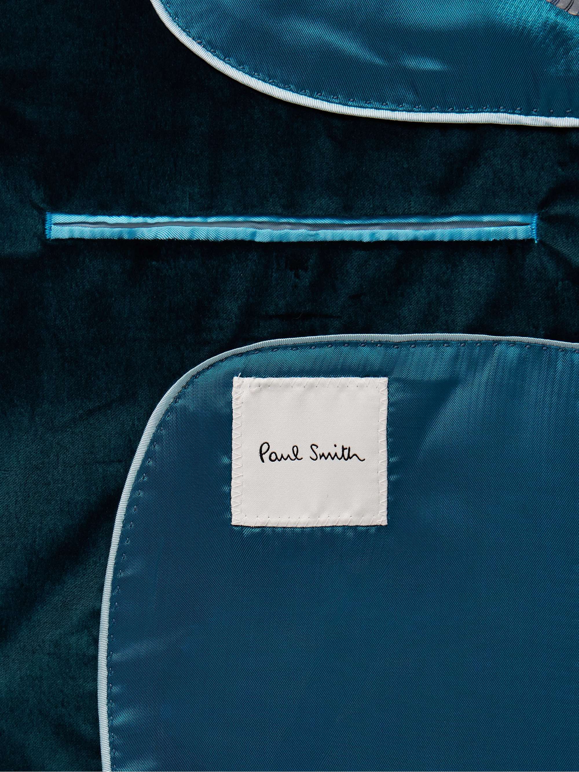 Shawl-Collar Cotton-Velvet Tuxedo Jacket view