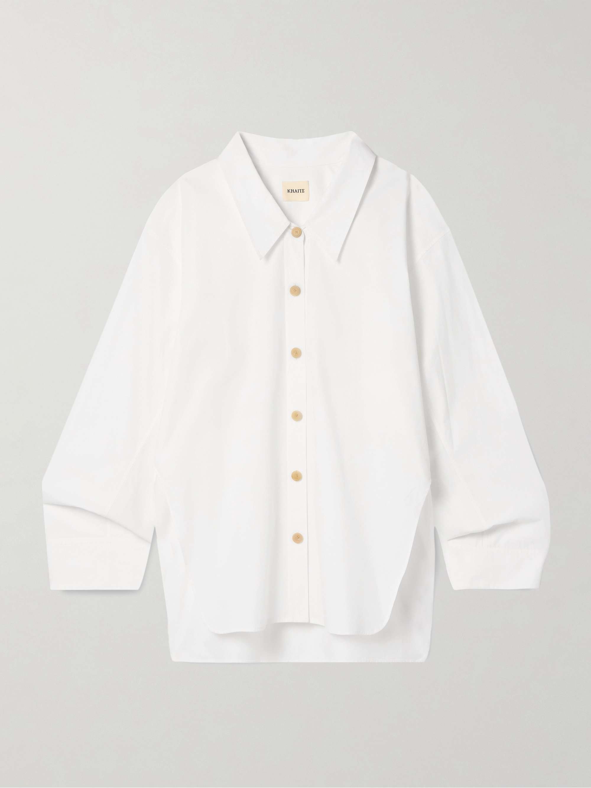 Herschel oversized cotton-poplin shirt view