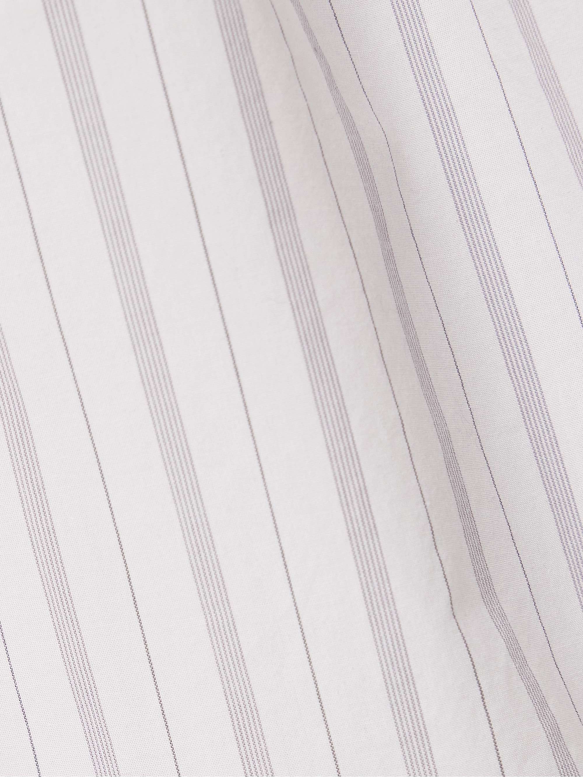 Hypnosta striped cotton-poplin wide-leg pants view