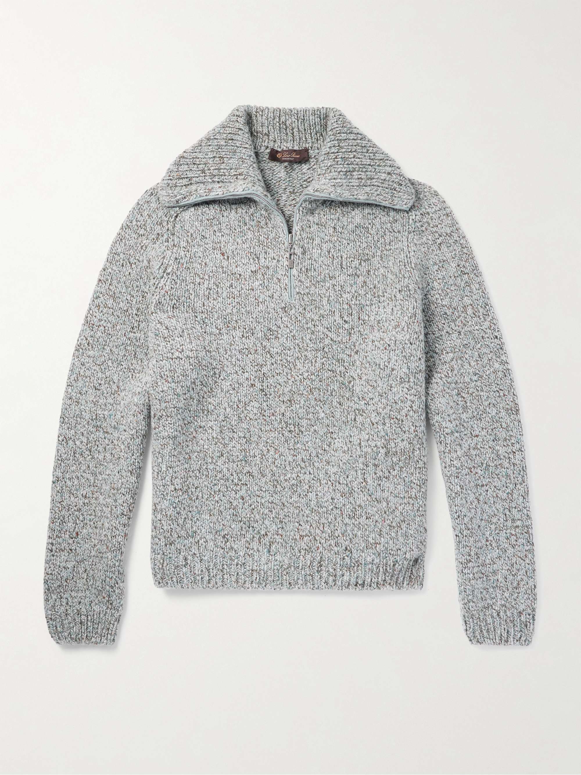 Alpe Meggiana Cashmere Half-Zip Sweater view