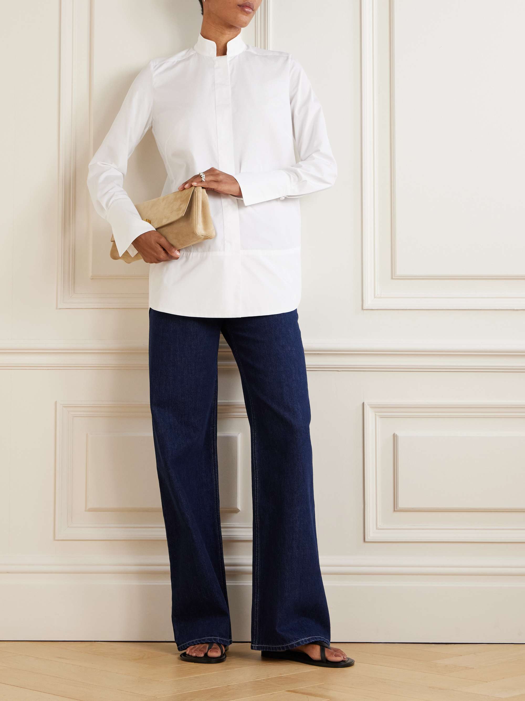 + NET SUSTAIN Nerhu cotton-poplin shirt view