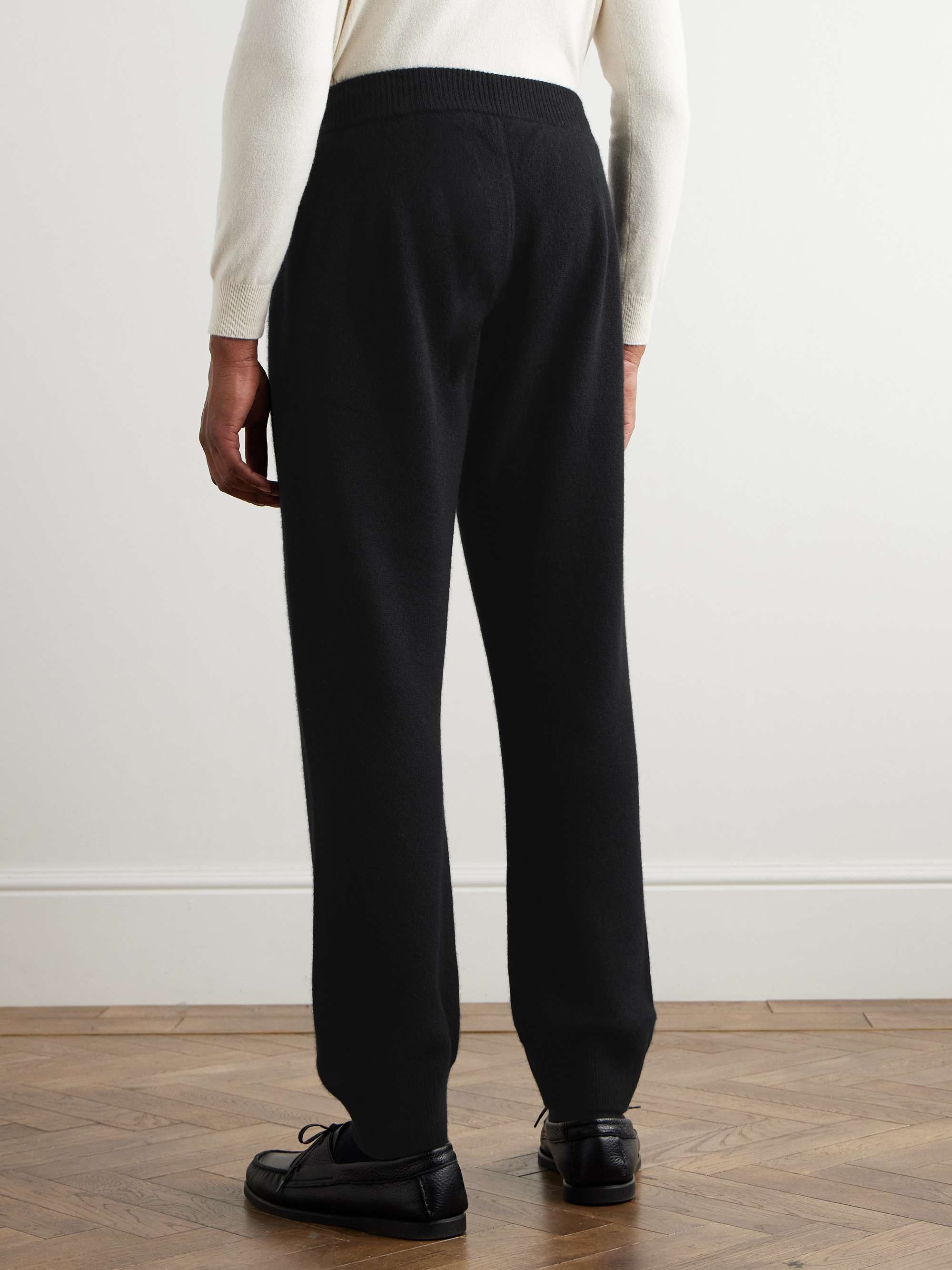 Tapered Cashmere Trousers view